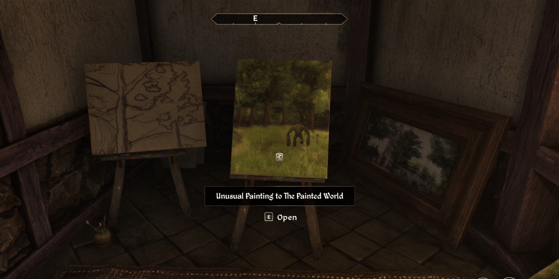 Portal into the painted world in Oblivion Remastered