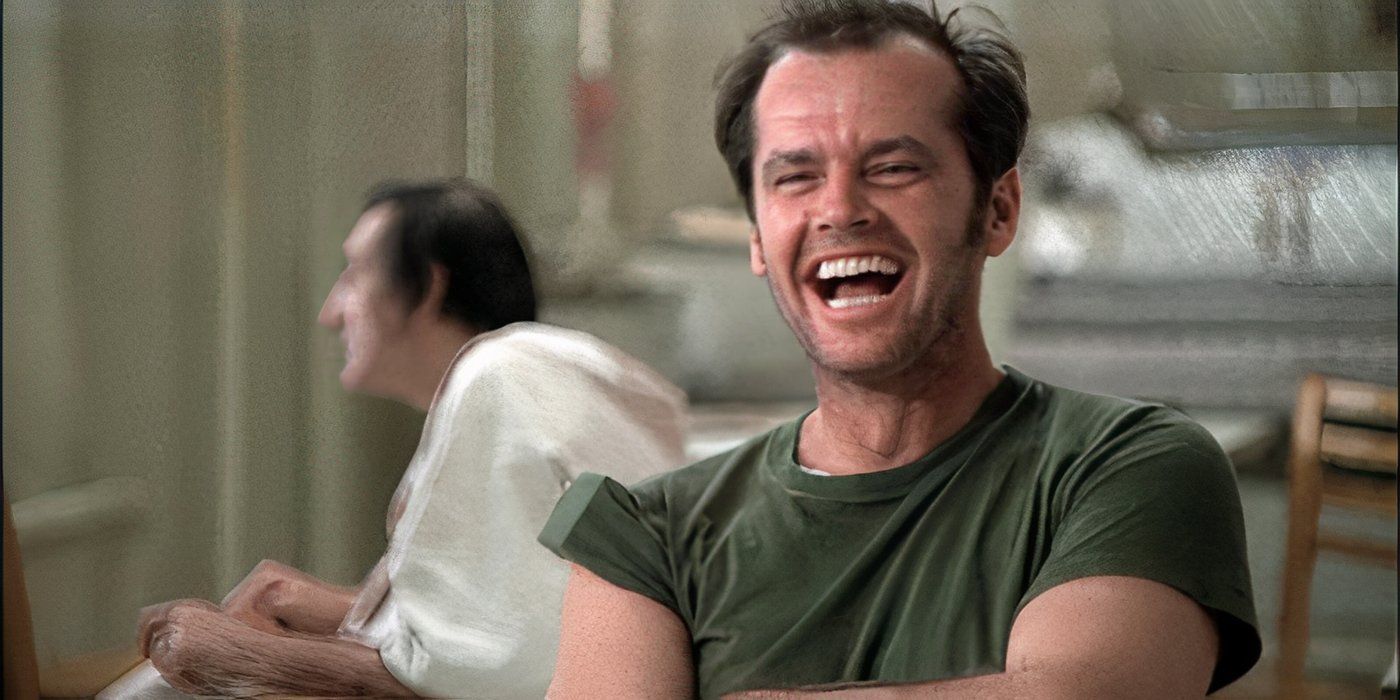 Jack Nicholson as Randle McMurphy in One Flew Over the Cuckoo's Nest