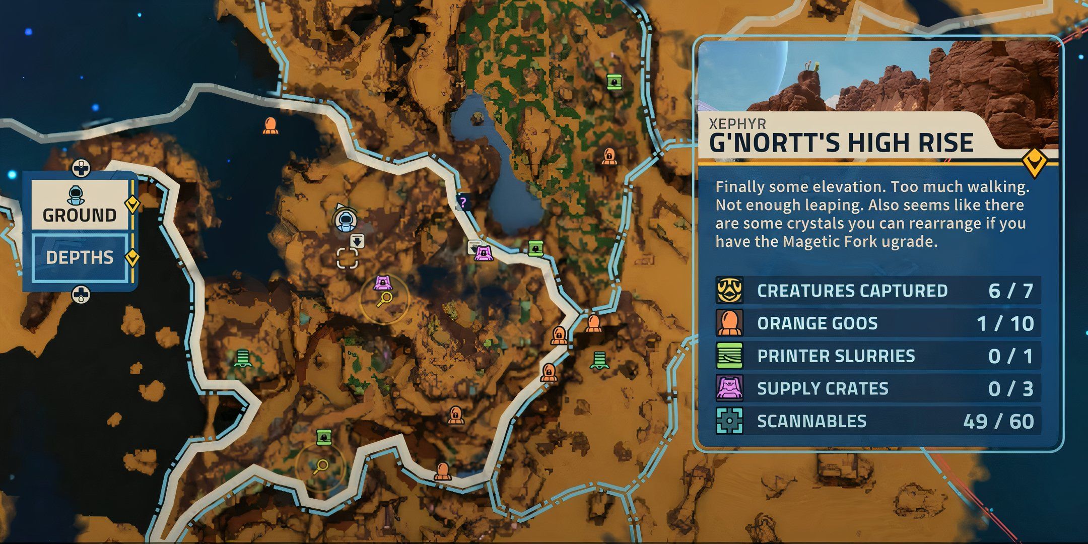 Revenge of the savage planet xephyr goo ball 14 map location