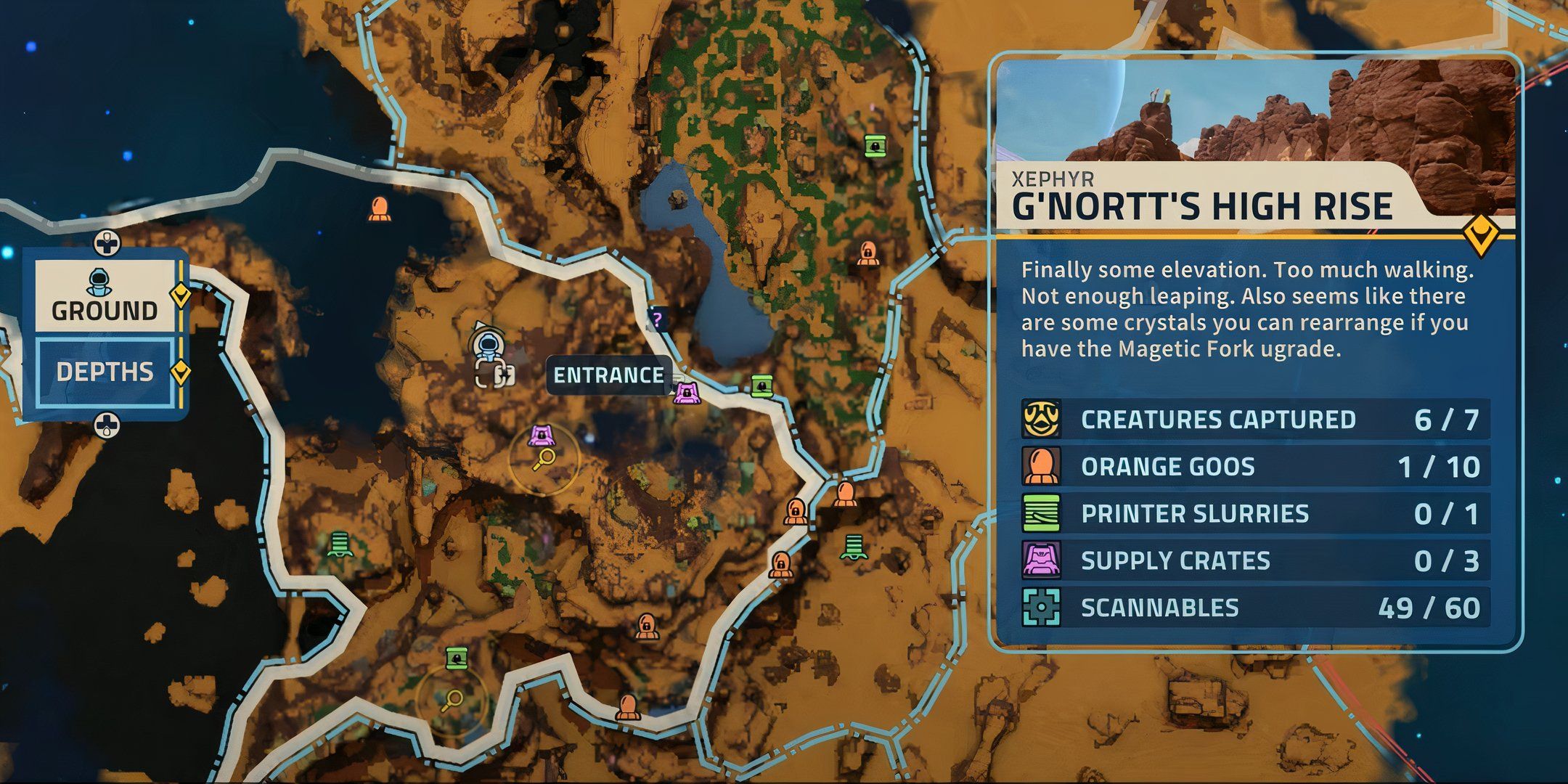 Revenge of the savage planet xephyr goo ball 15 map location