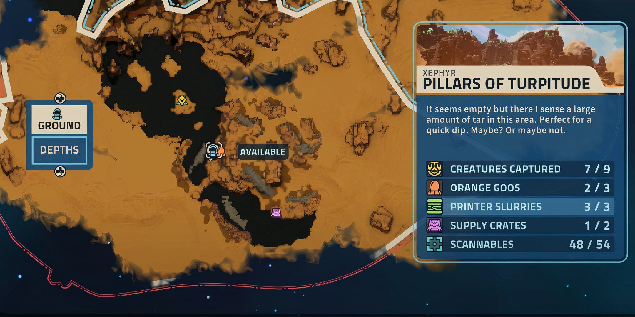 Revenge of the savage planet xephyr goo ball 2 map location