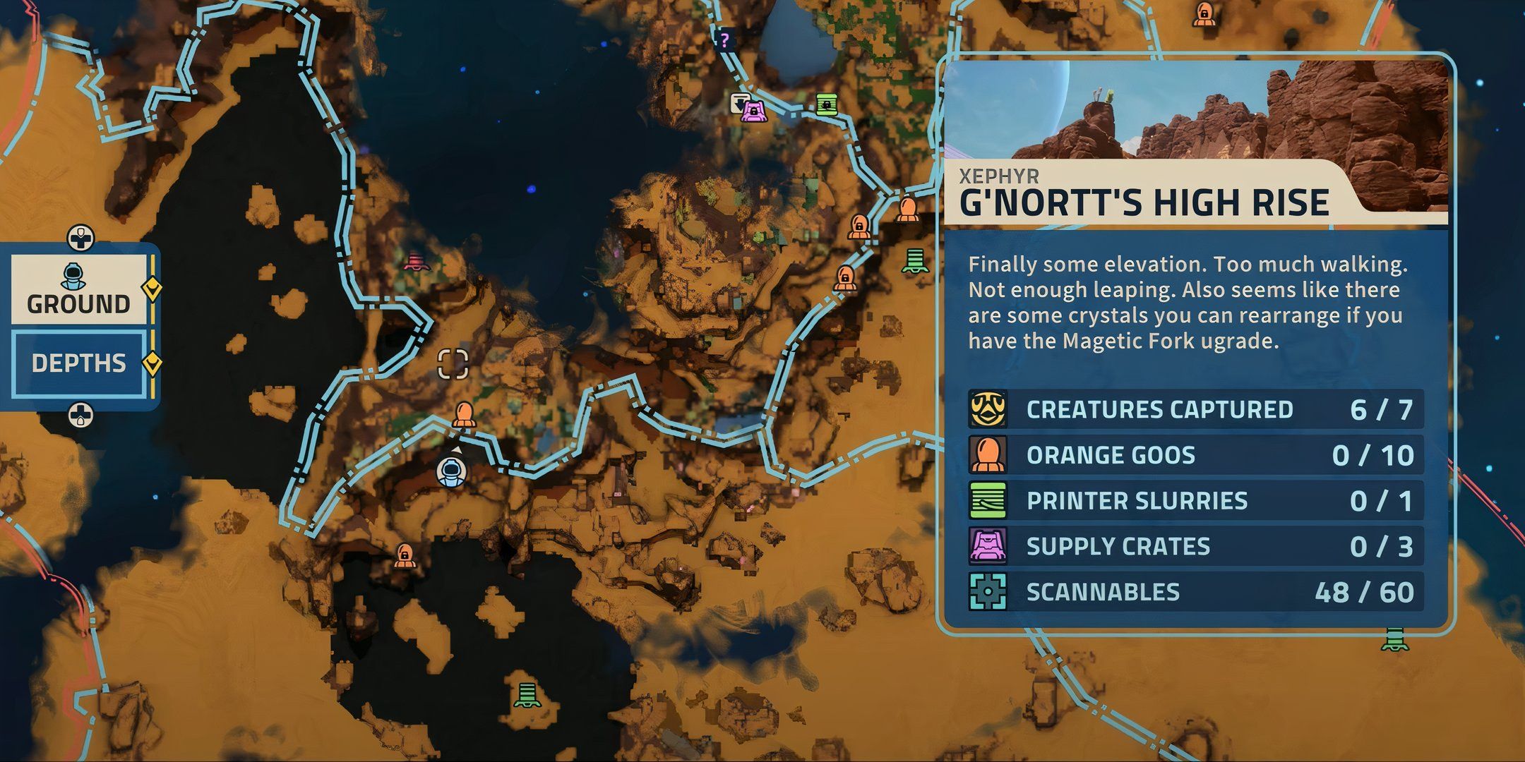 Revenge of the savage planet xephyr goo ball 21 map location