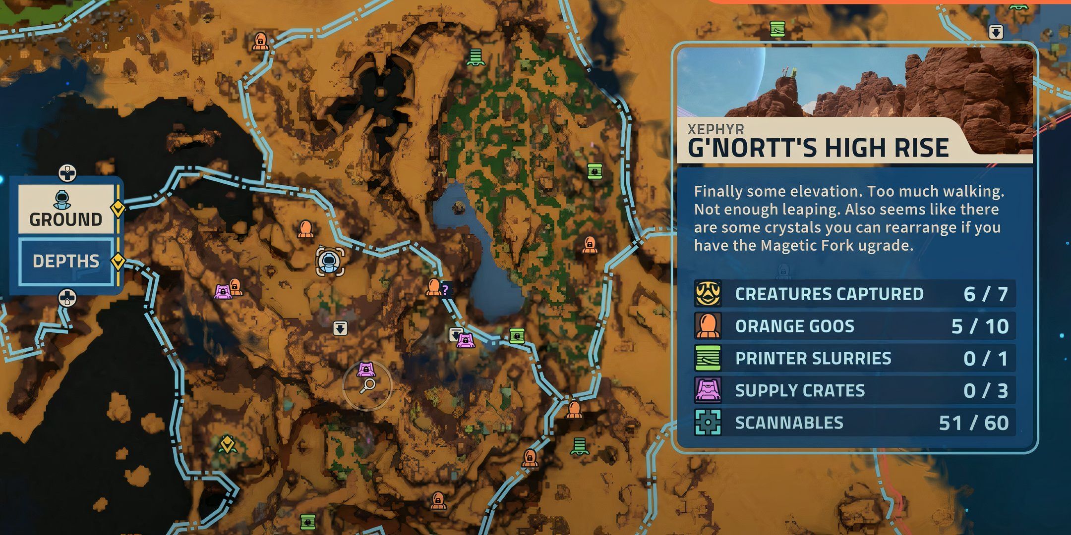 Revenge of the savage planet xephyr goo ball 22 map location