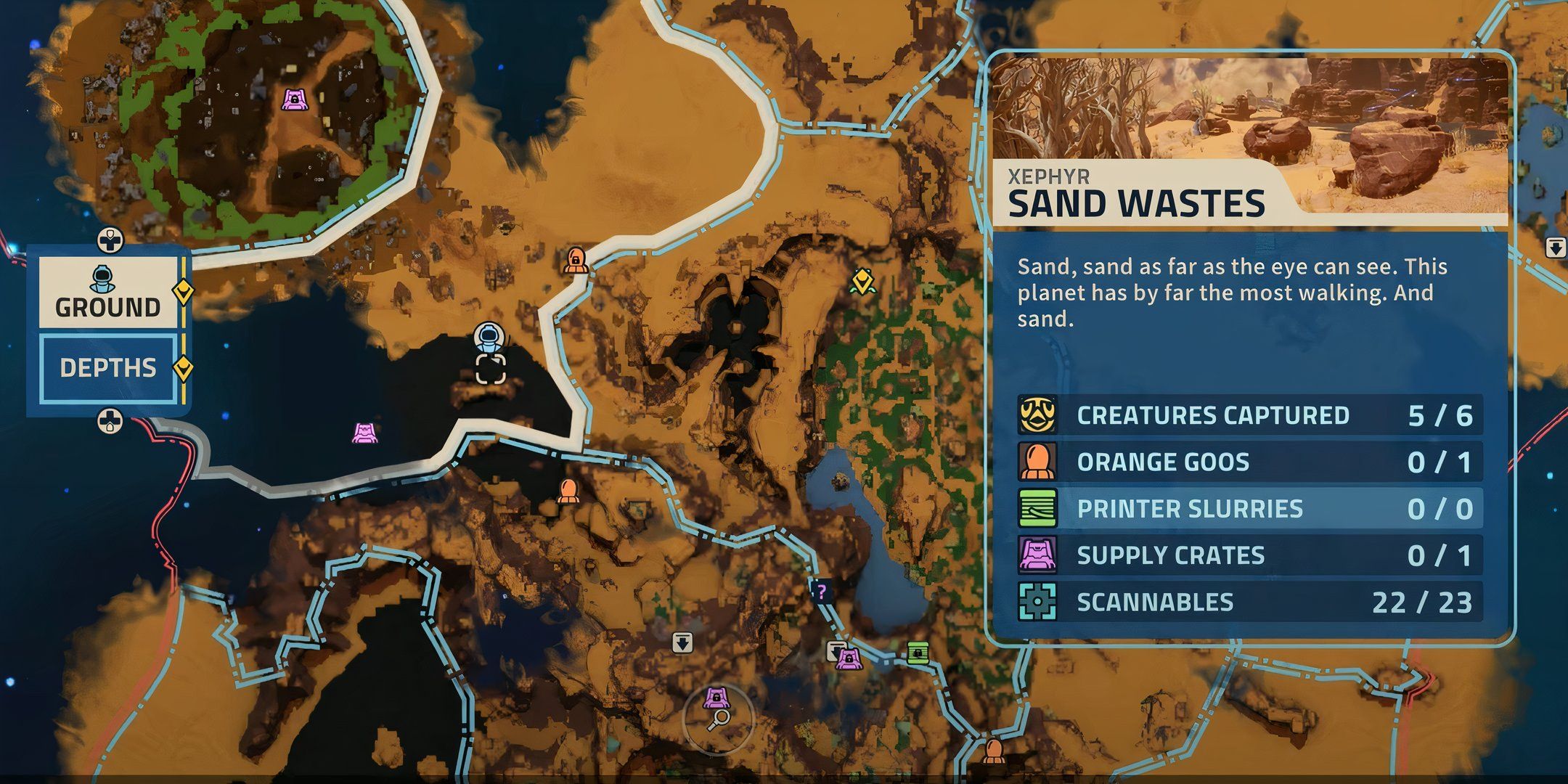 Revenge of the savage planet xephyr goo ball 24 map location