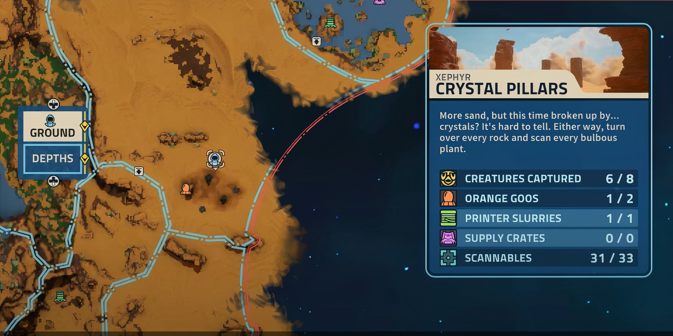 Revenge of the savage planet xephyr goo ball 8 map location