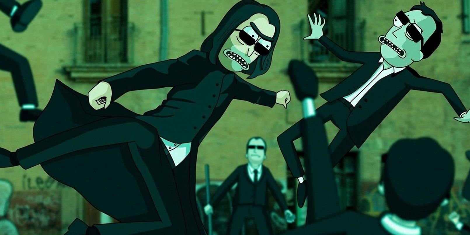 Rick and Morty's Matrix promotional art