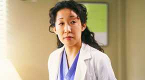 Sandra Oh as Cristina Yang in Grey's Anatomy