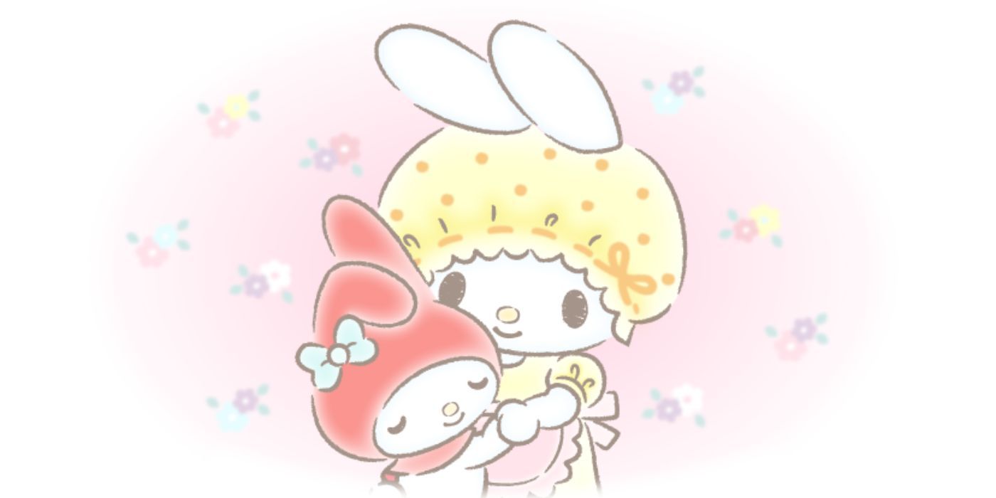 Sanrio - My Melody e sua madre abbracciate