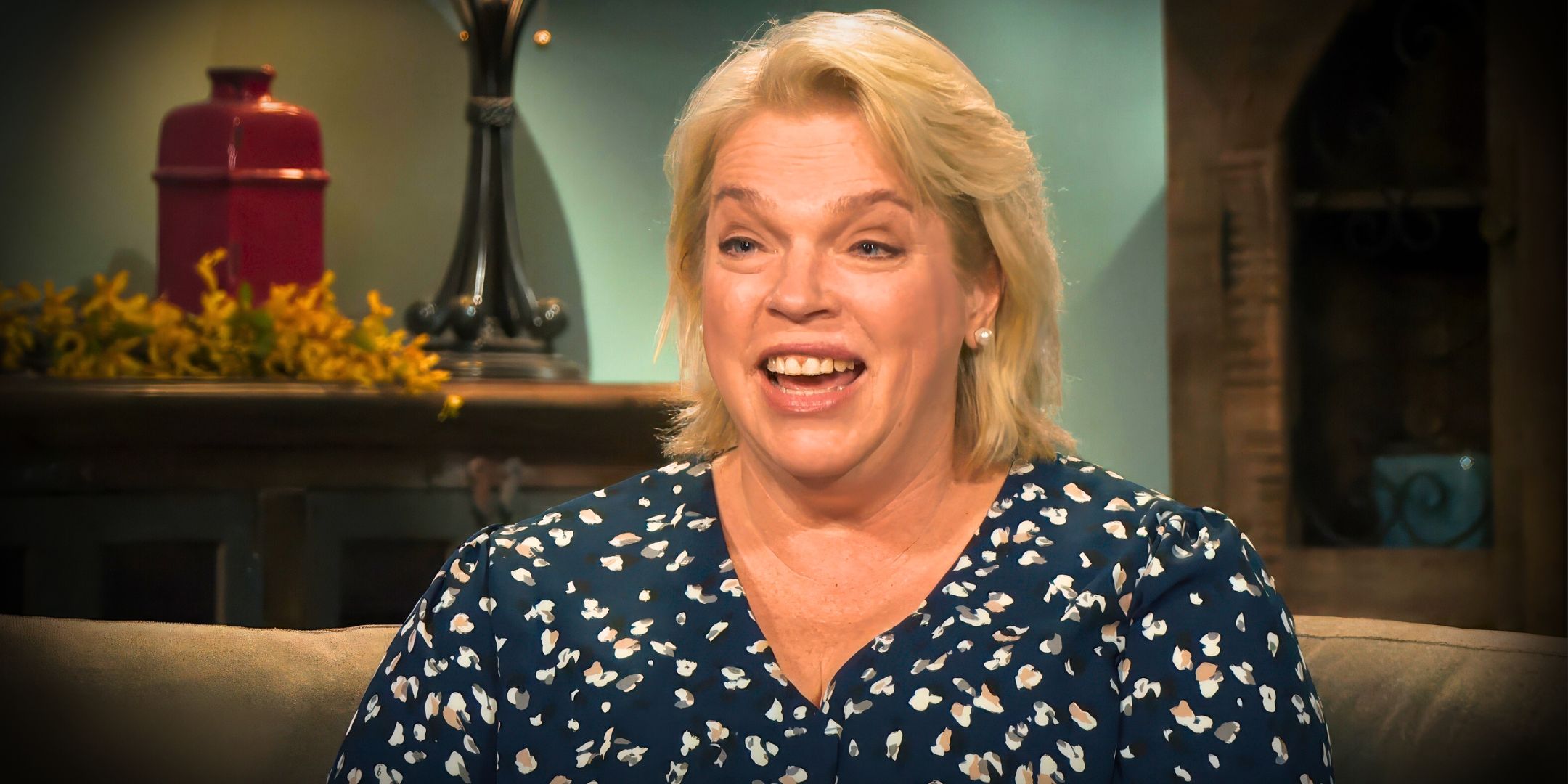 Sister Wives' Janelle Brown smiles widely