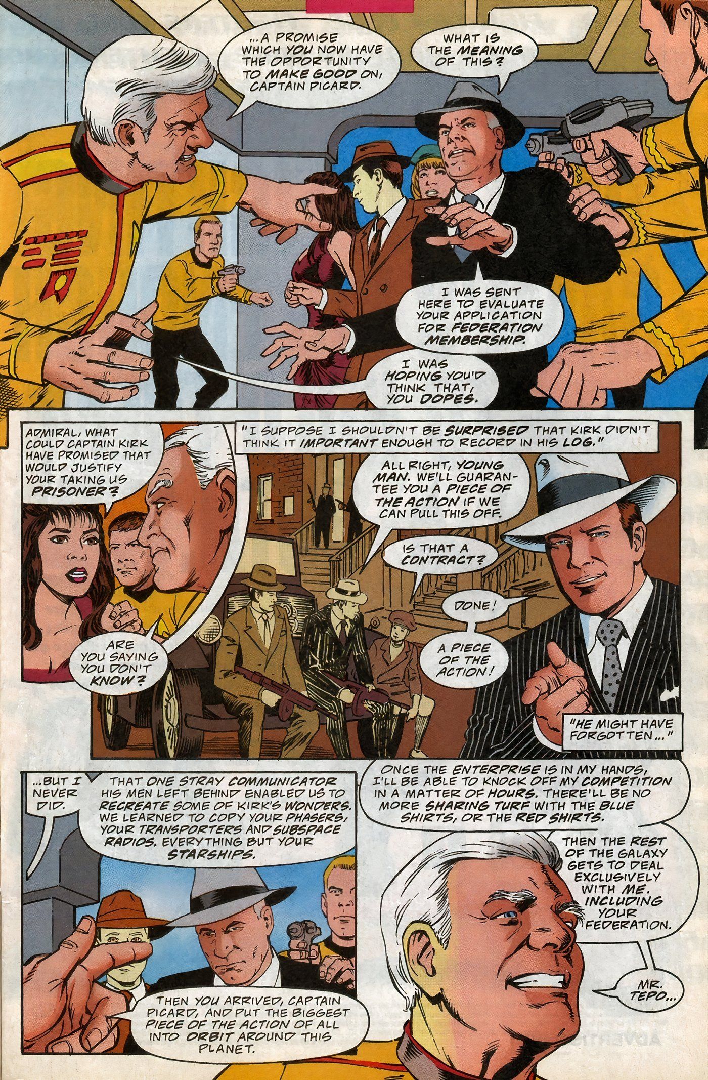 Star Trek A Piece of the Action Follow Up Dark