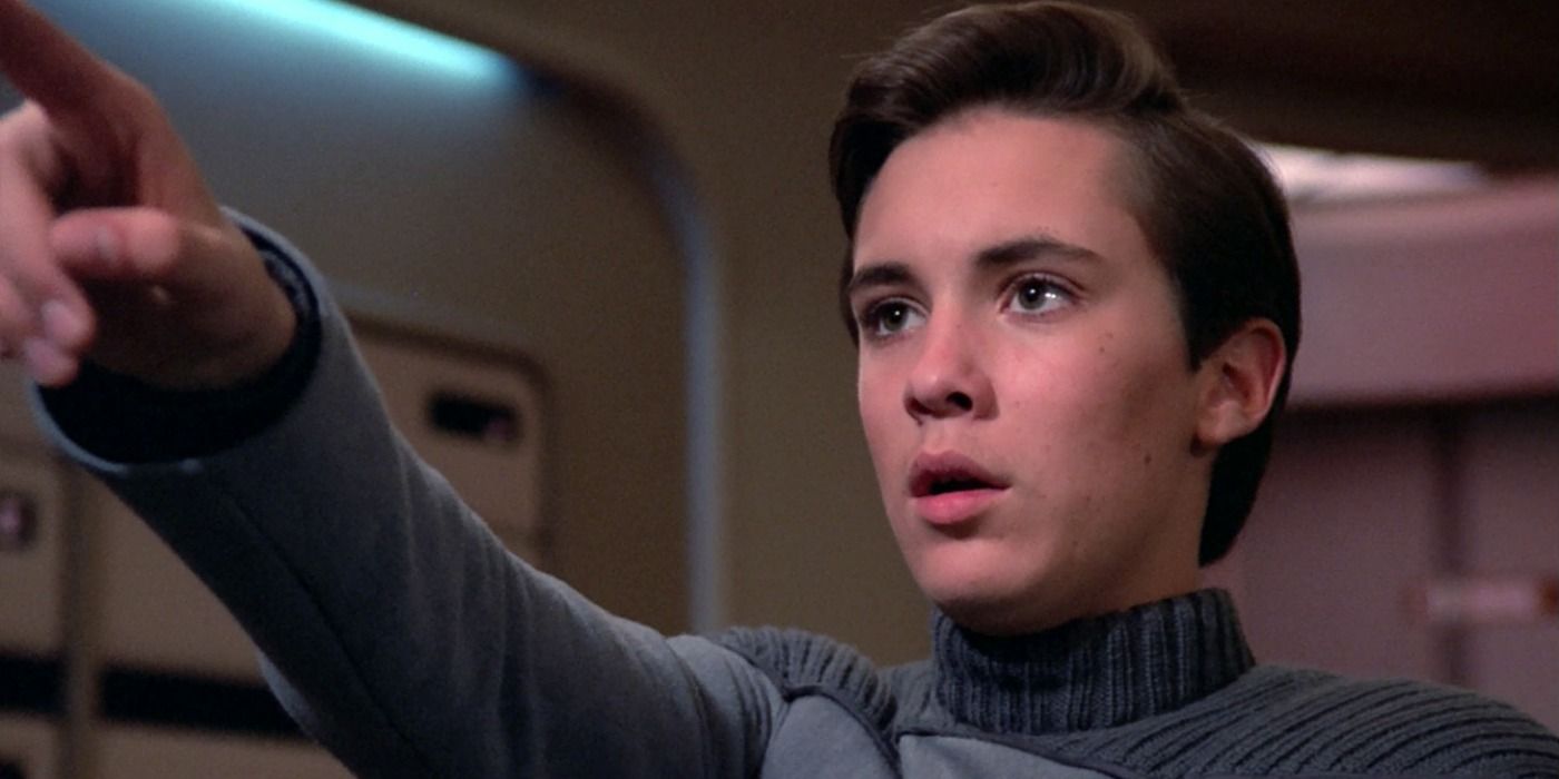 Star Trek TNG Where Silence Has Lease Wesley Crusher