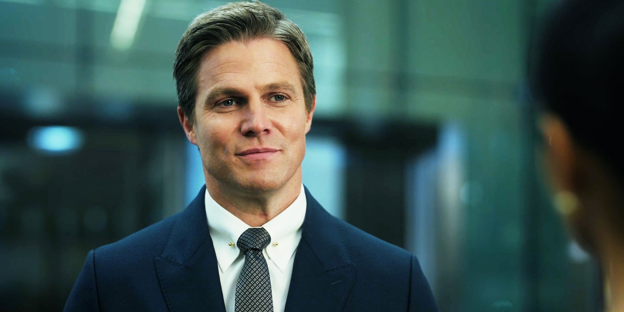 Stephen Amell as Ted Black in the Suits LA series finale.