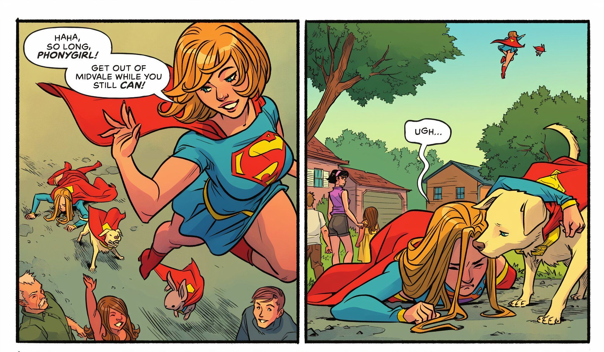 Supergirl Meets Her Doppelganger DC