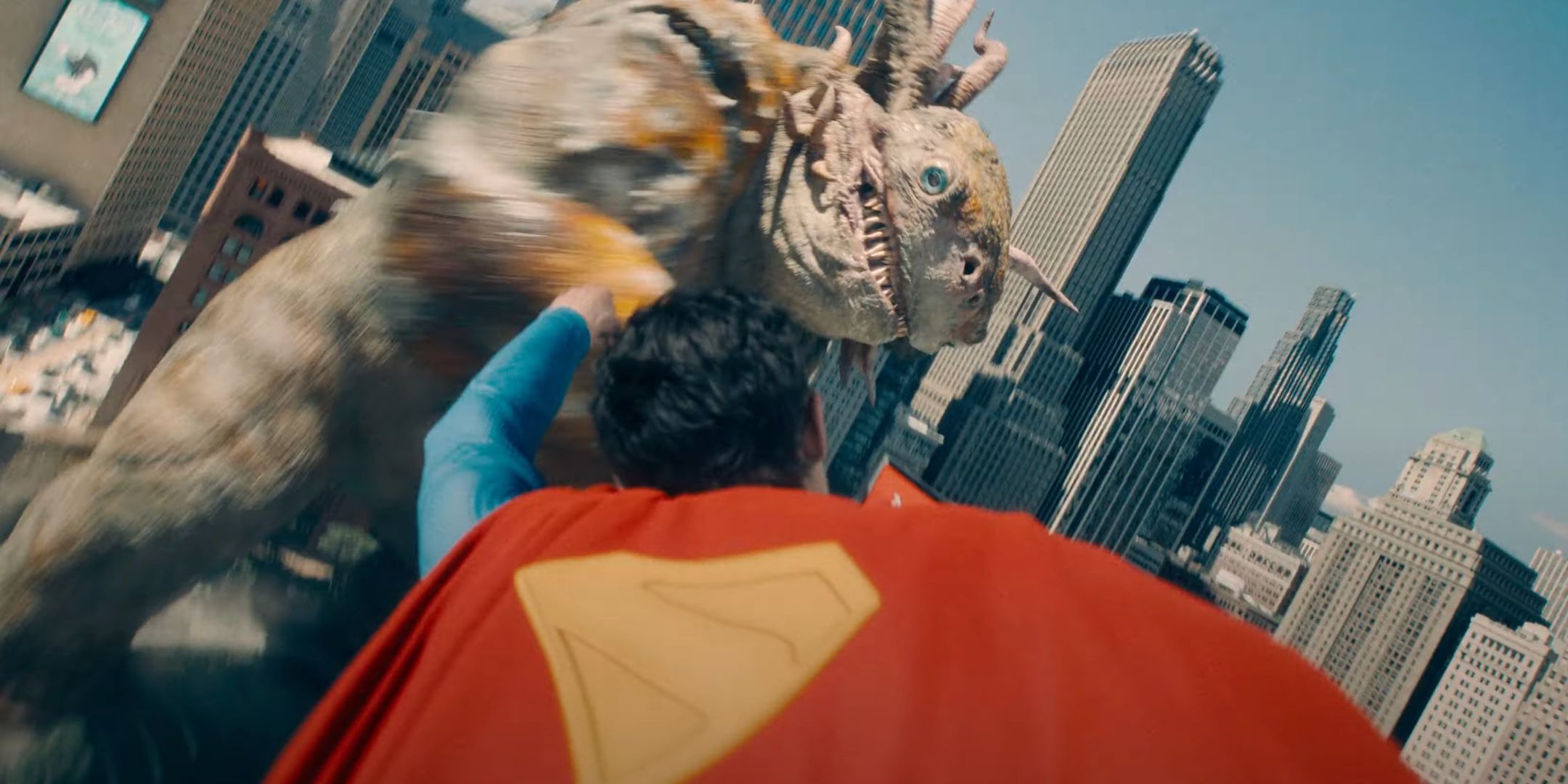 Superman vs Kaiju in Superman Trailer