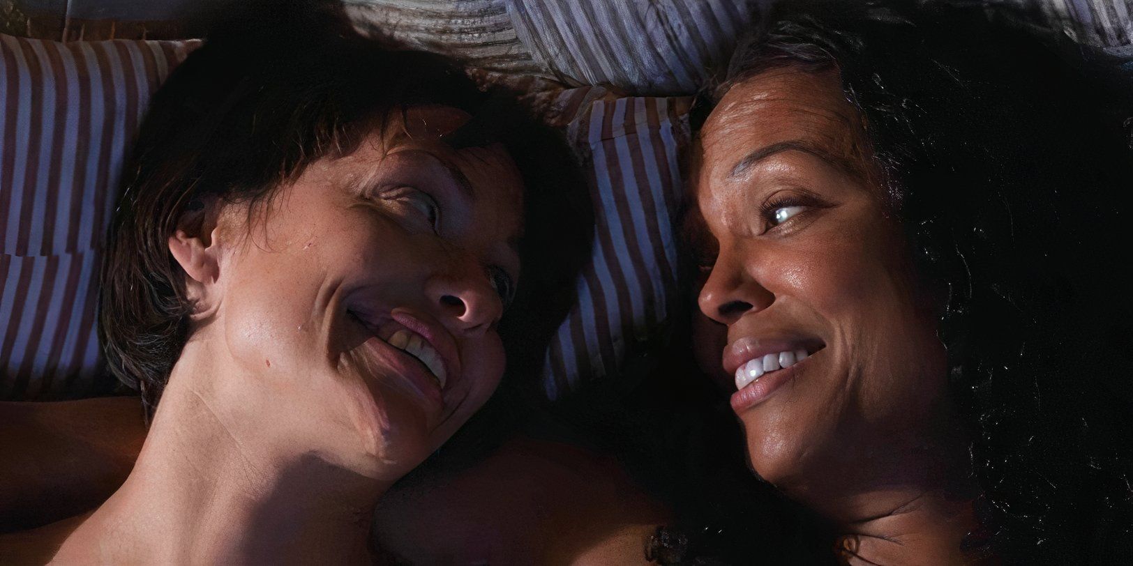 Tara Lewis and Rebecca Wilson in bed Criminal Minds(1)