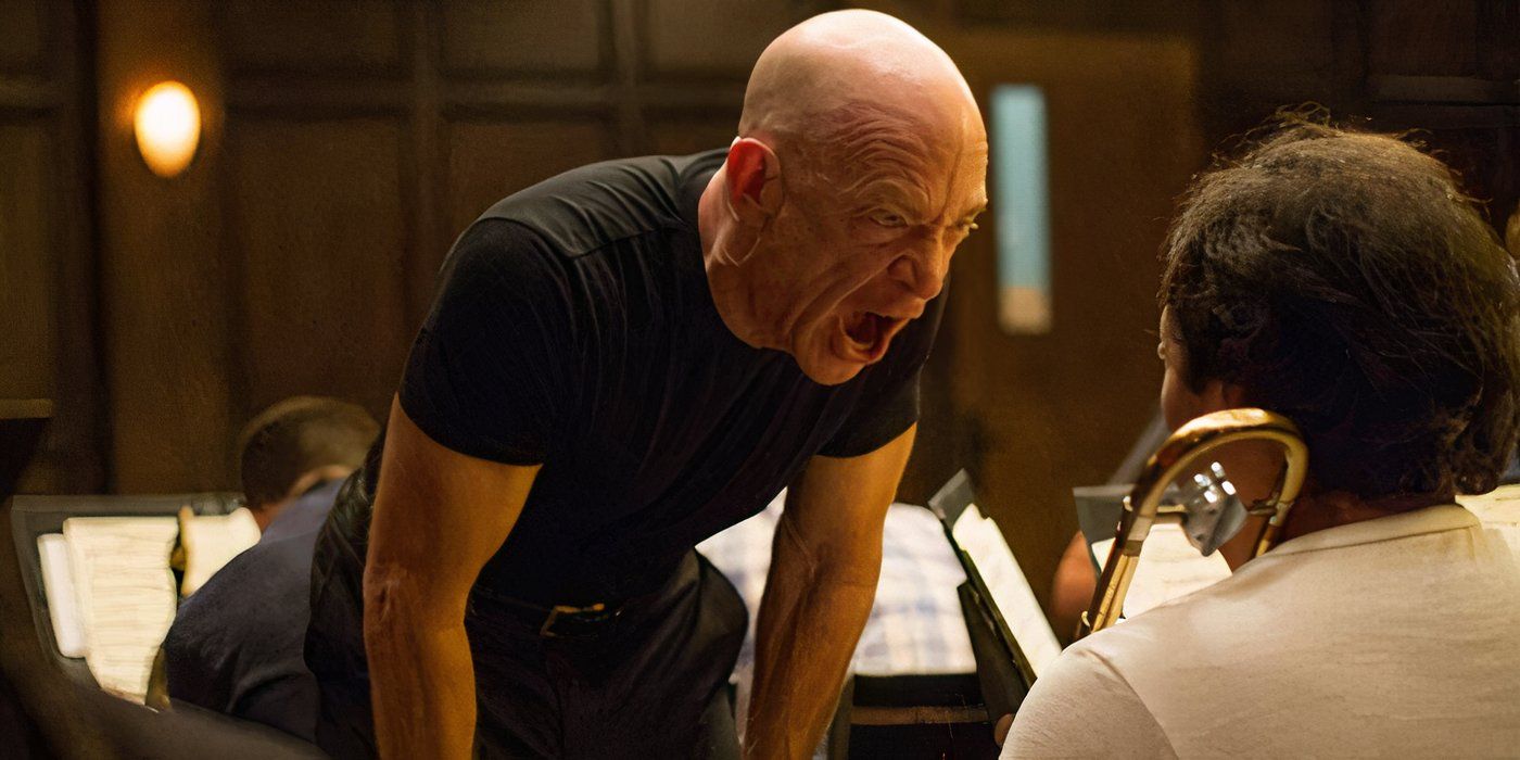 J. K. Simmons as Terence Fletcher in Whiplash