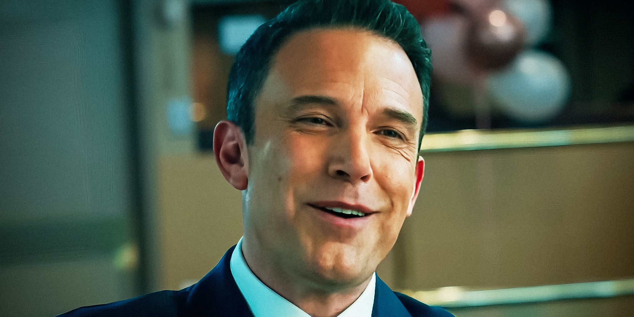 Ben Affleck is smiling in The Accountant 2