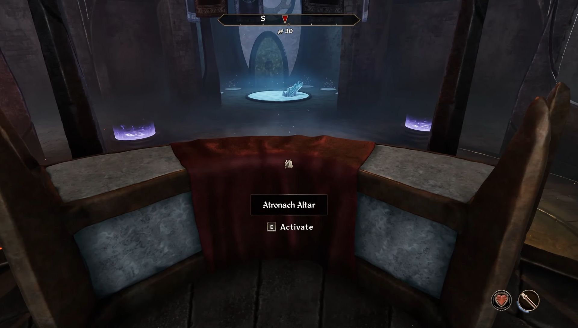The atronach altar in Frostcrag Spire in Oblivion Remastered