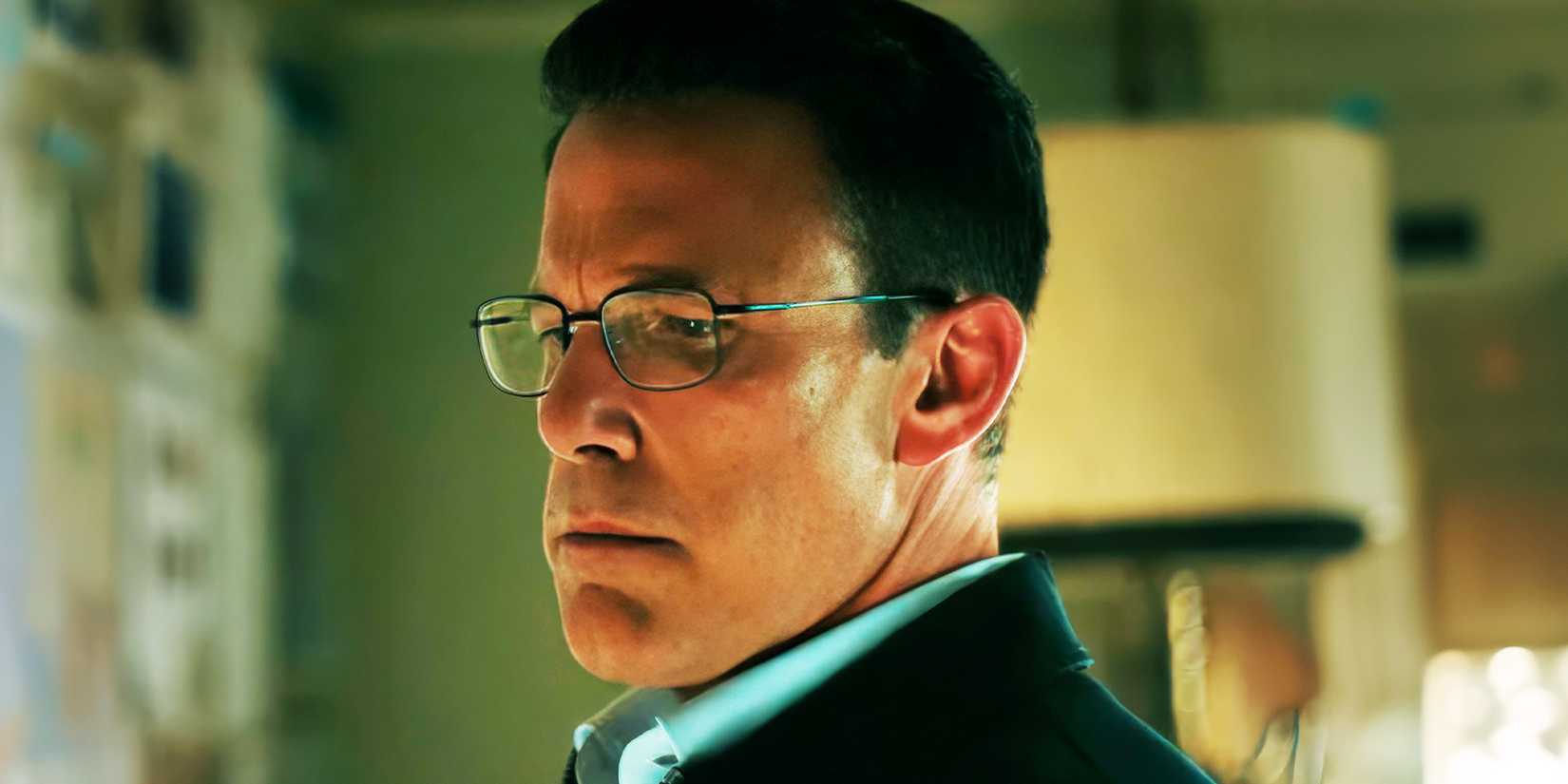 Ben Affleck as Christian Wolff frowning in The Accountant 2