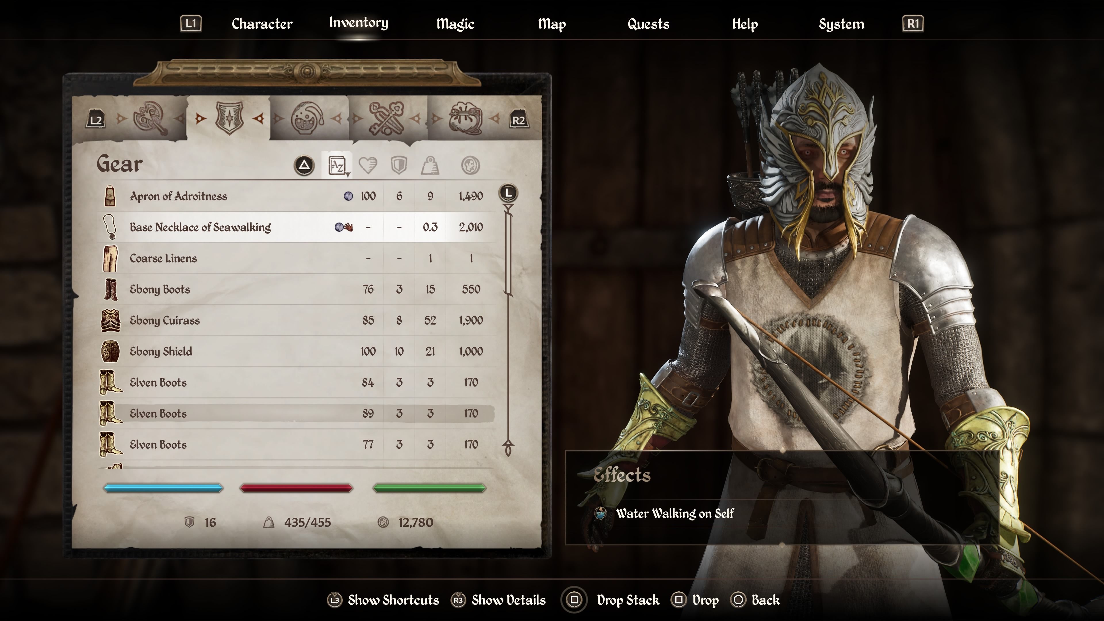 Potion of Seawalking Oblivion Remastered