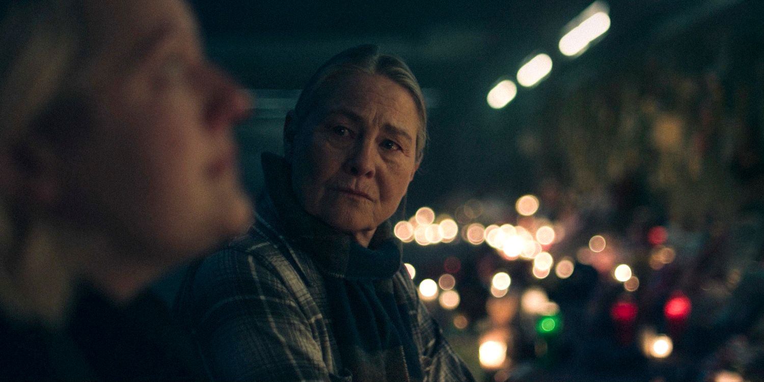 Holly (Cherry Jones) looking at June with emotion in The Handmaid's Tale Season 6 Ep 10