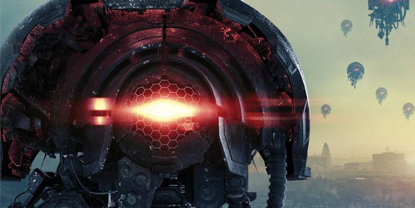 The Hosts descending on Earth in Colony.