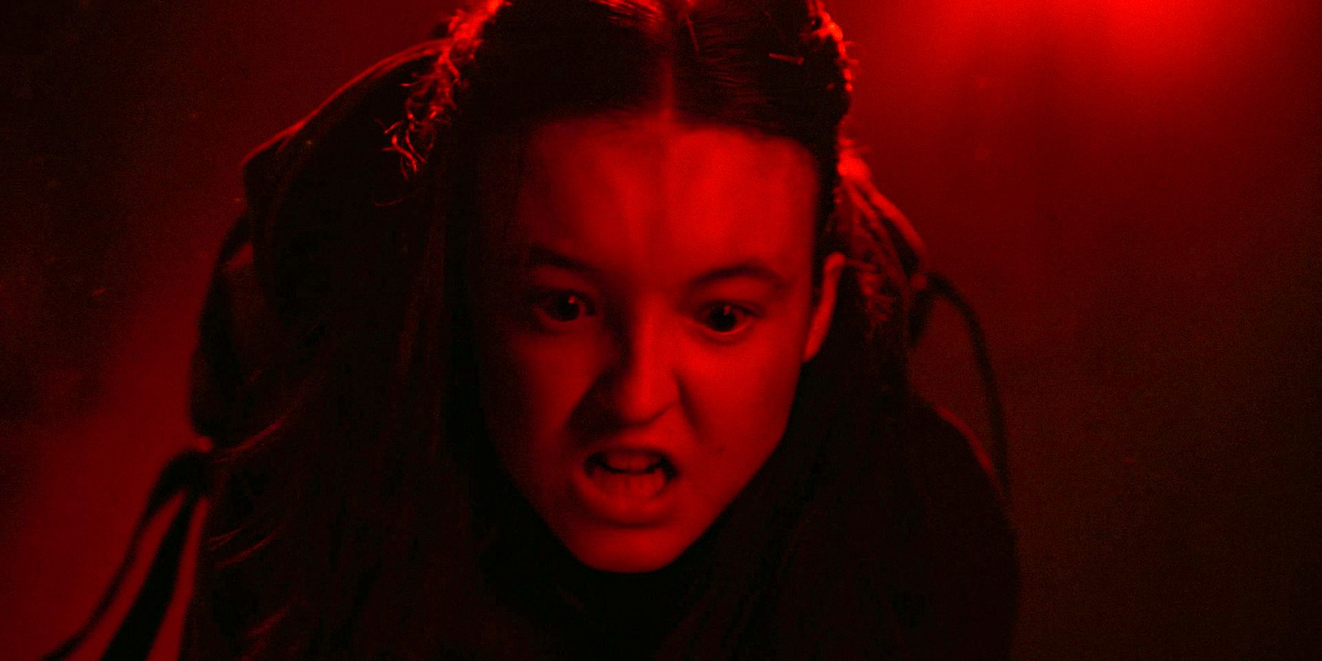 Ellie Williams (Bella Ramsey) with hate and rage in The Last of Us Season 2 Ep 5