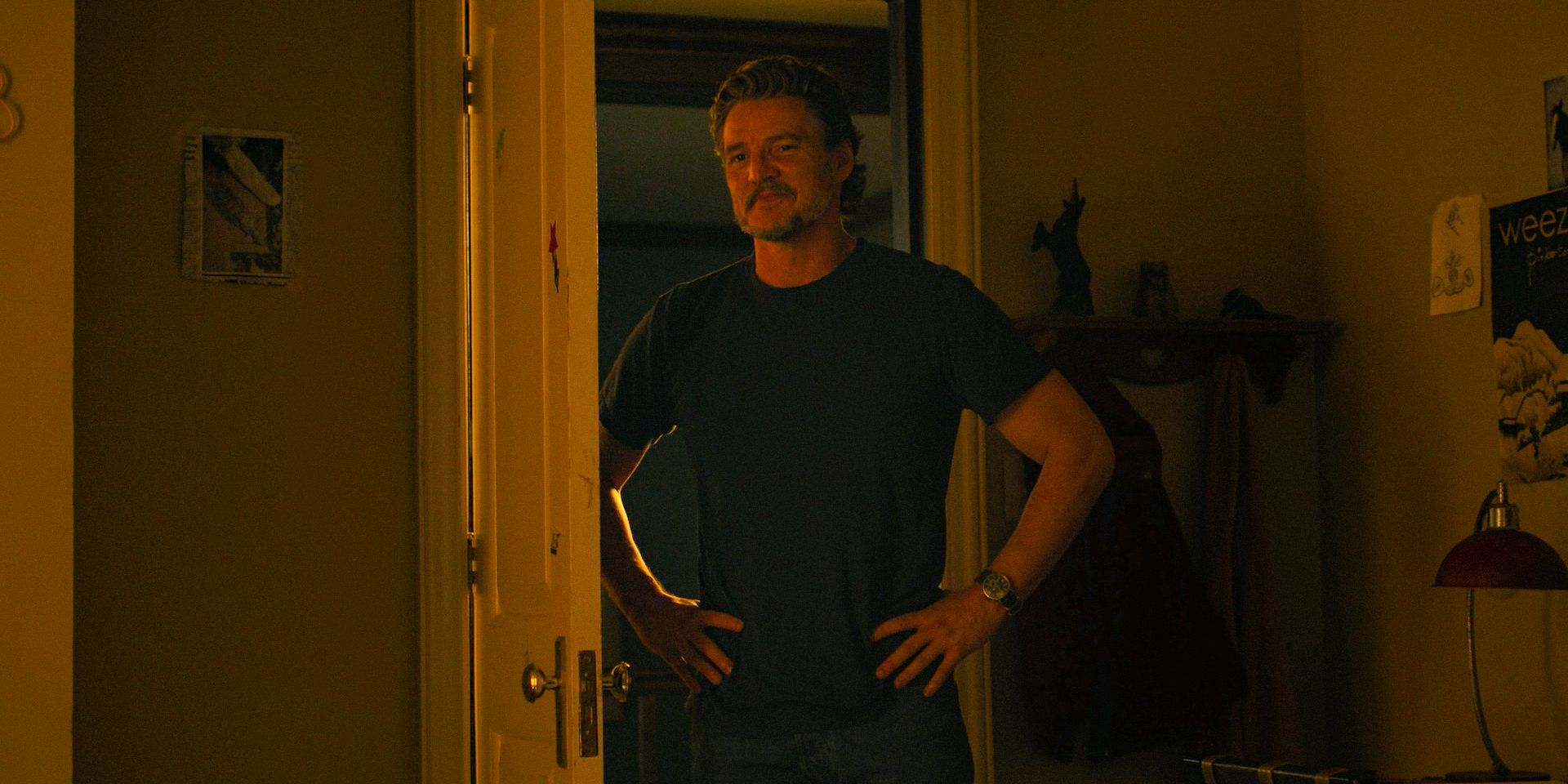 Flashback of Joel Miller (Pedro Pascal) in The Last of Us Season 2 Ep 5