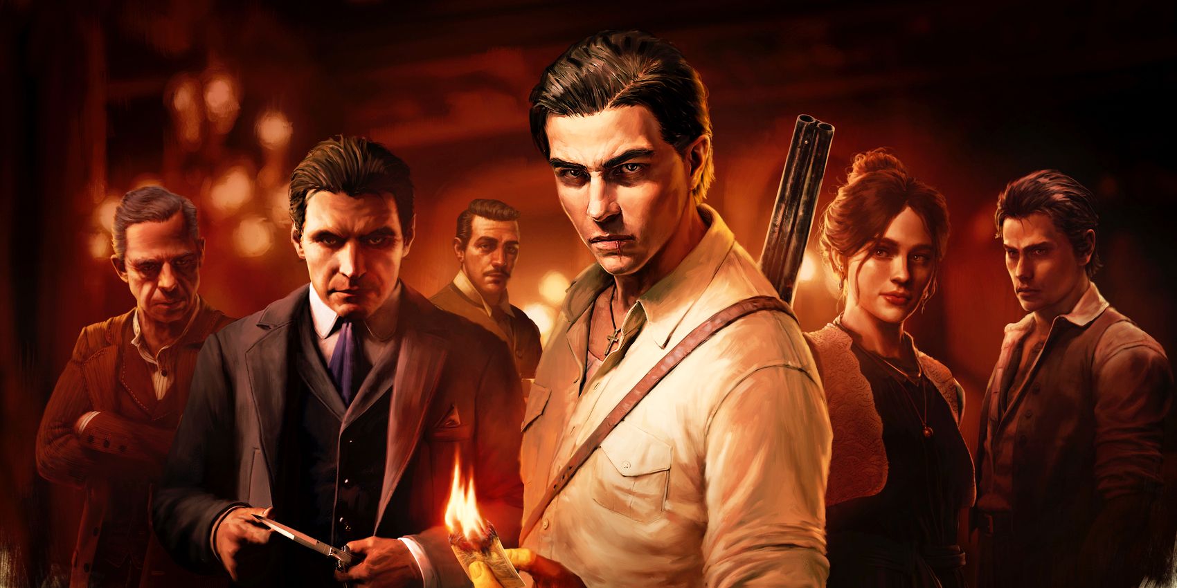 The main cast of Mafia The Old Country.