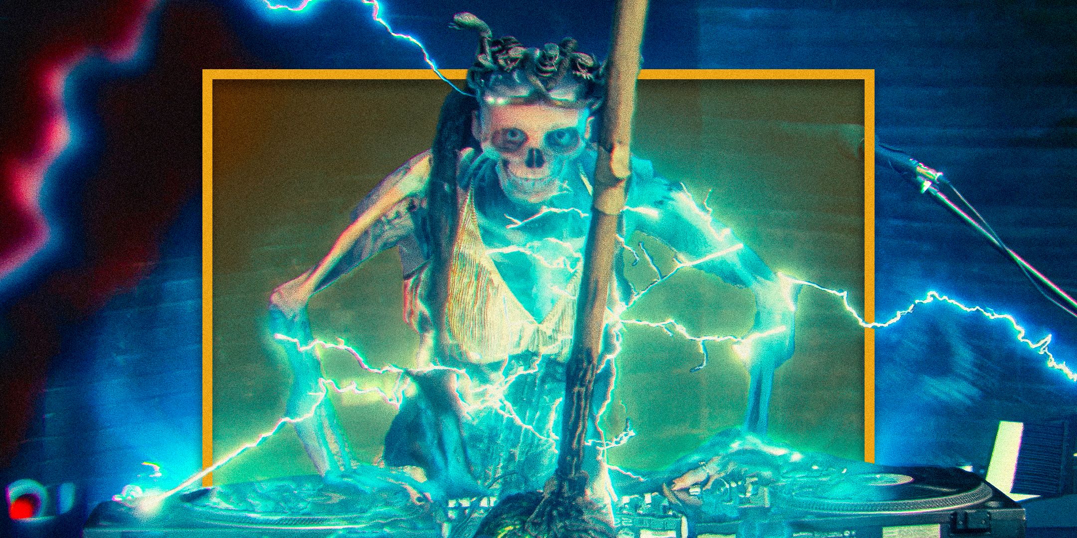 Electrocuted band member in The Toxic Avenger