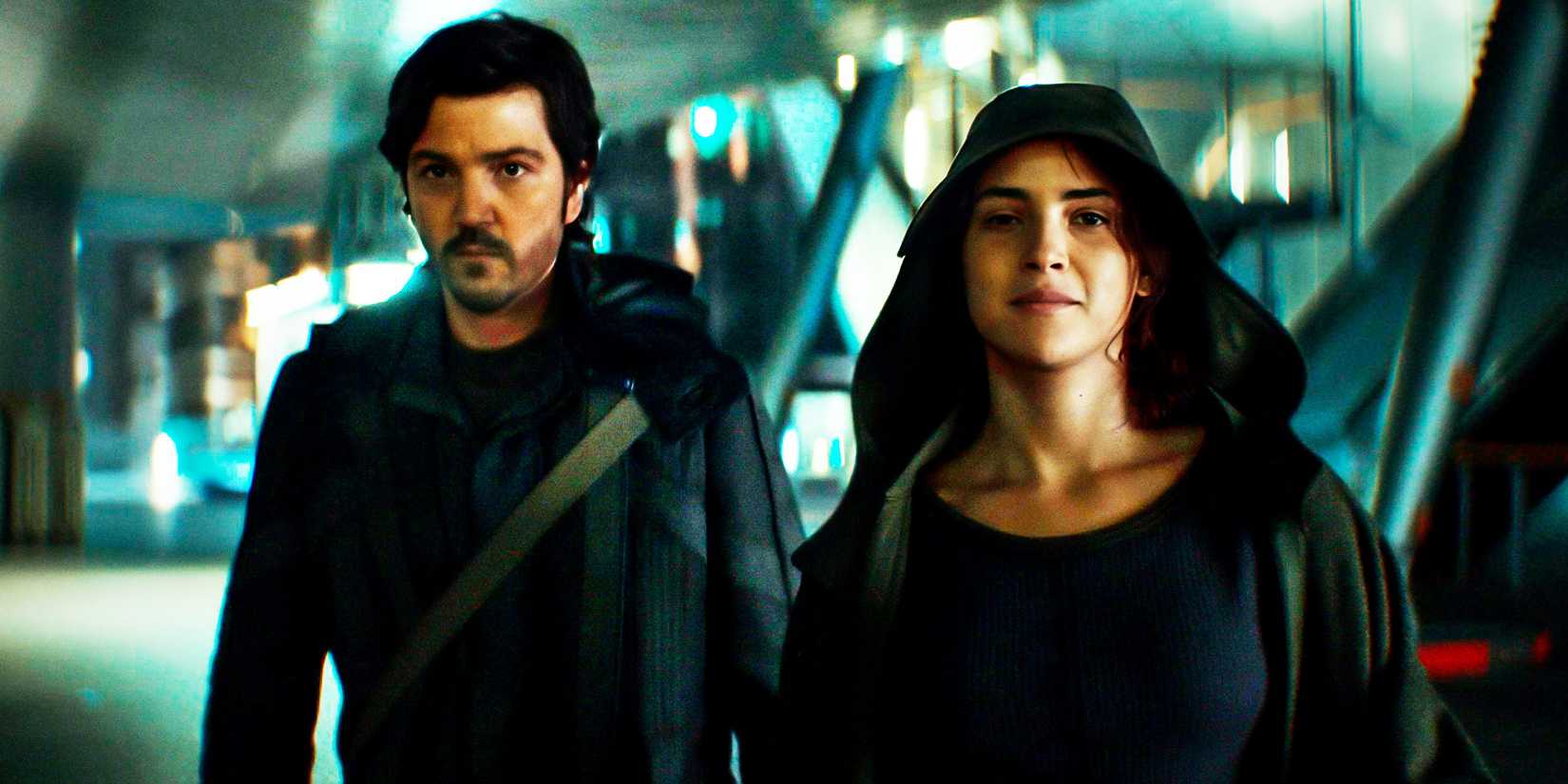 Cᴀssian Andor and Bix Caleen walking together in Andor season 2