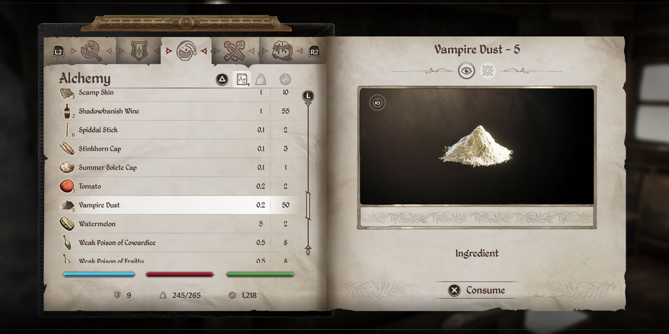 Vampire Dust Oblivion Remastered