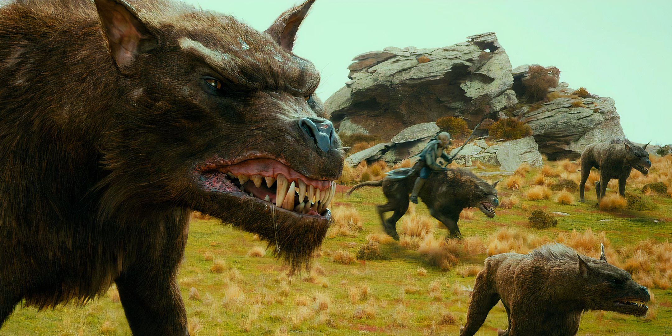 Wargs in The Hobbit.