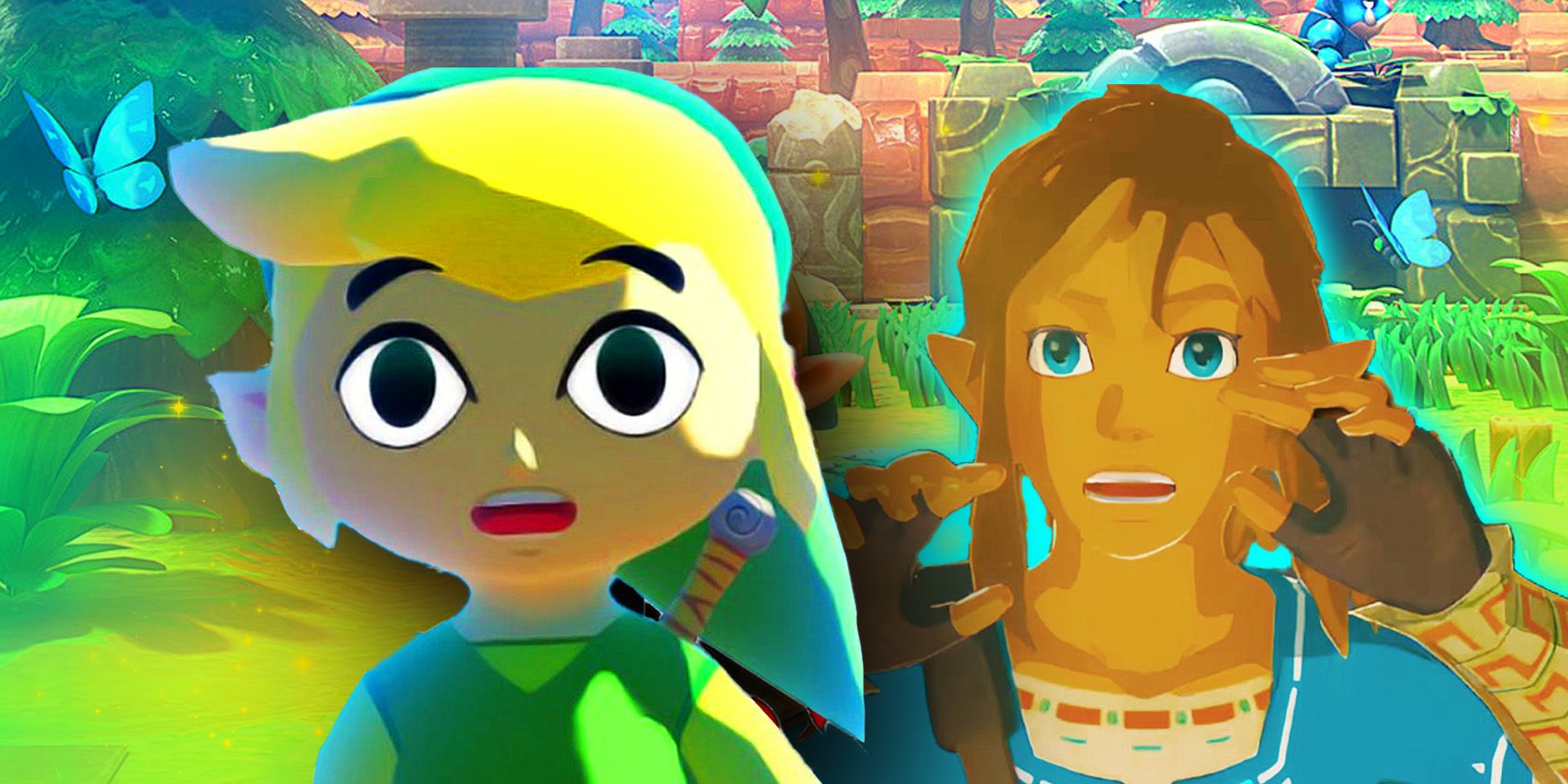 Wind Waker and BOTW link