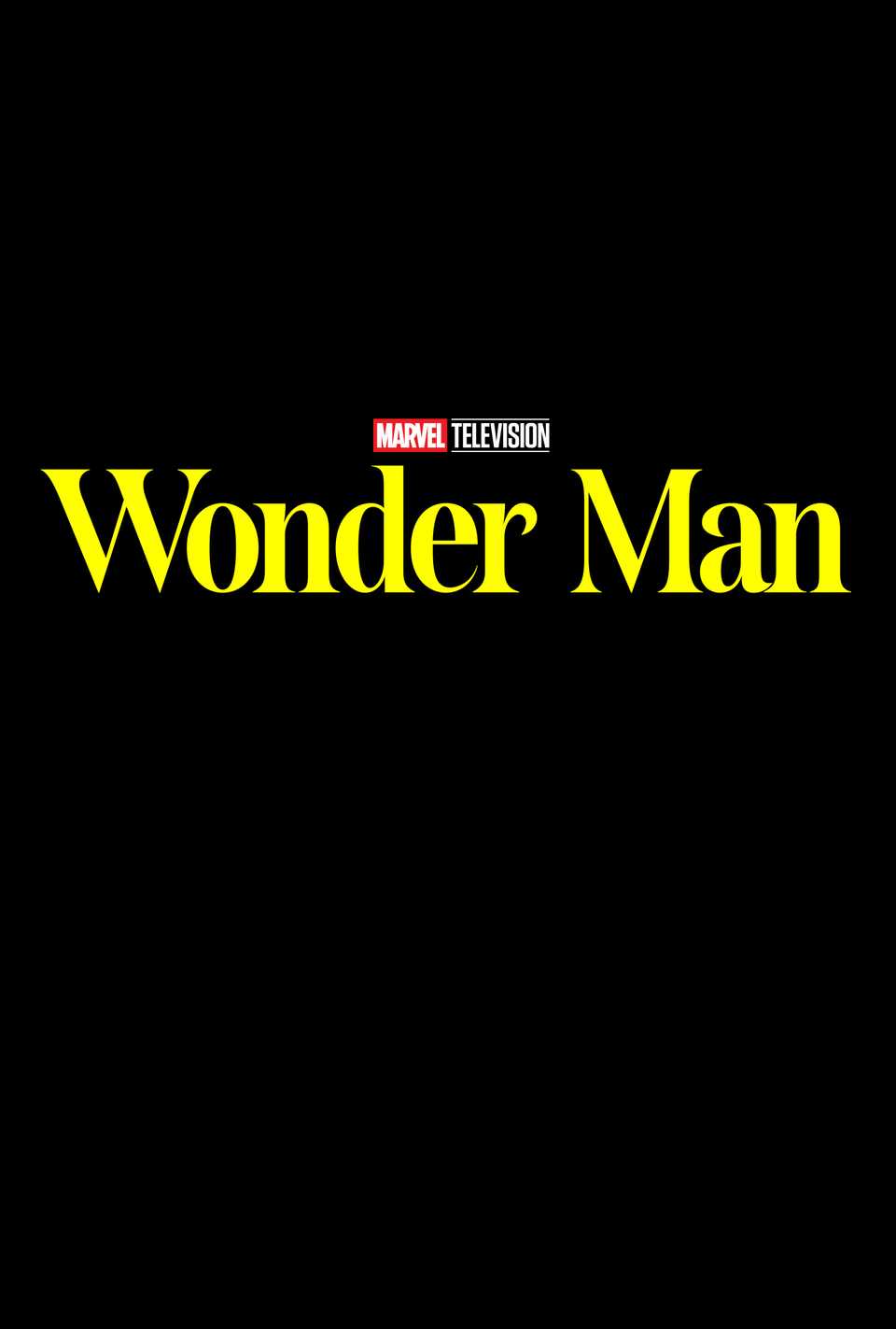 Wonder Man TV Show Logo Poster