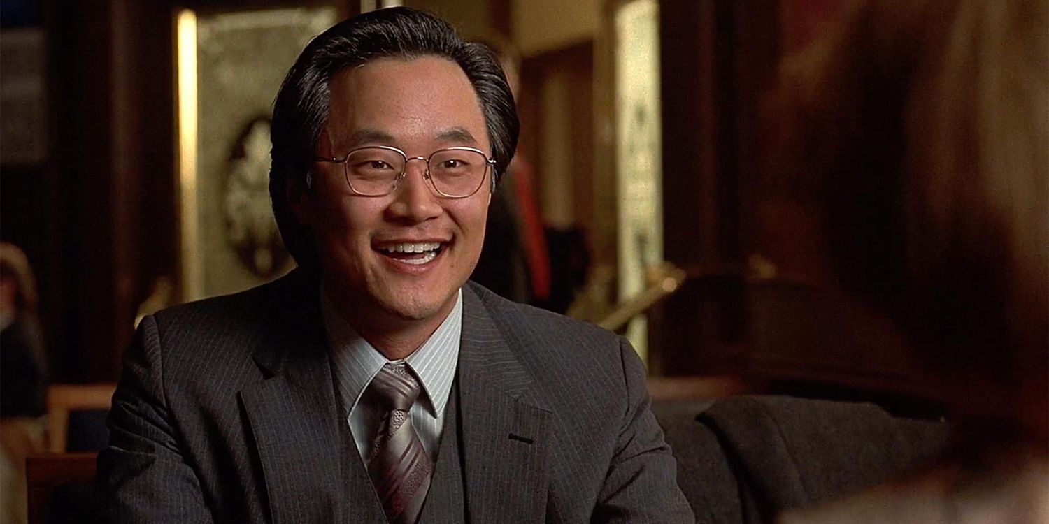 Steve Park as Mike Yanagati smiling in Fargo