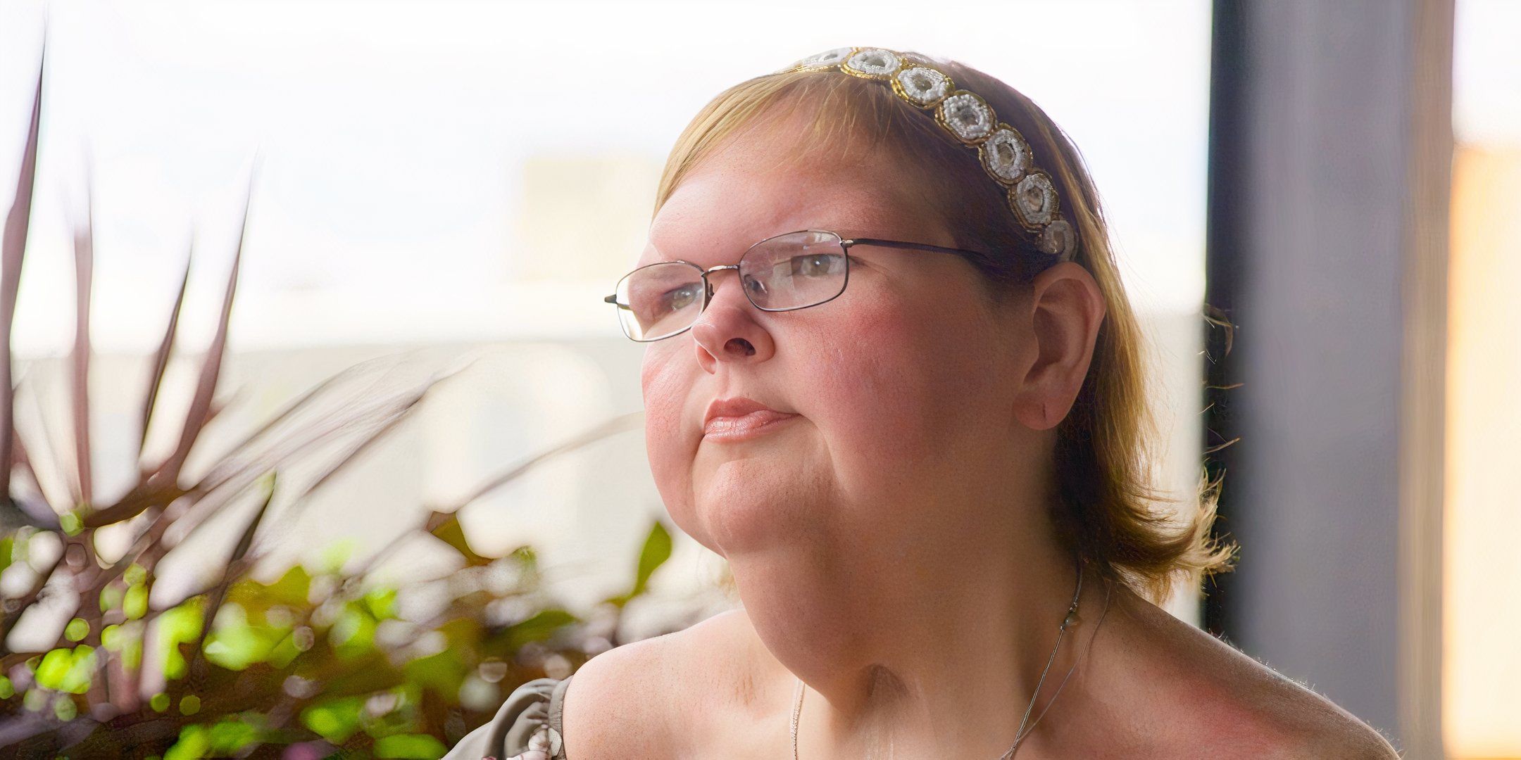 1000-Lb Sisters' Tammy Slaton wearing headband after weight loss