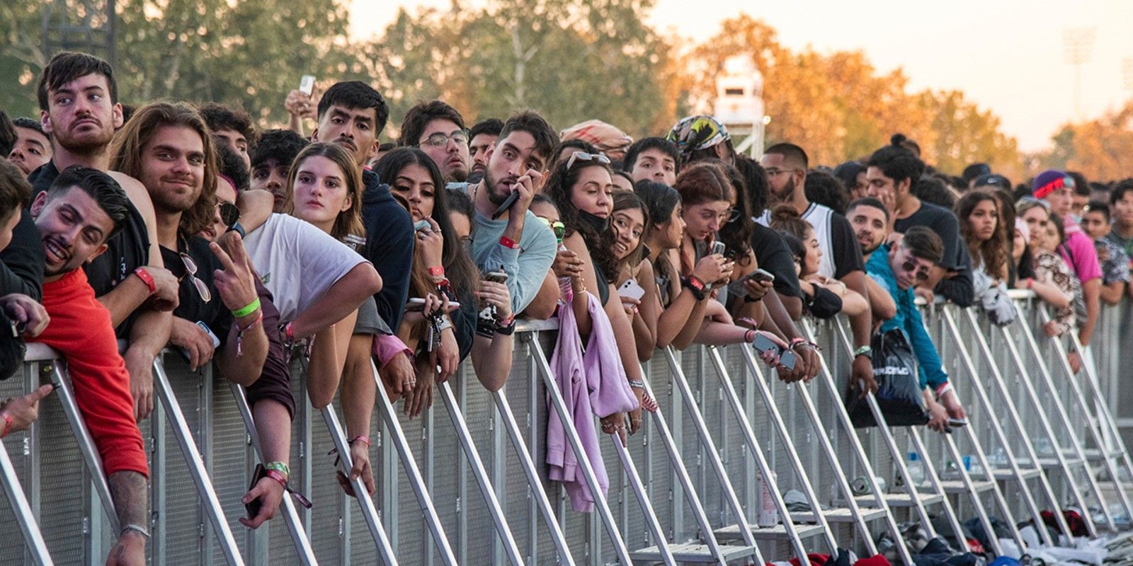 Crowds in the Astroworld Festival 2021