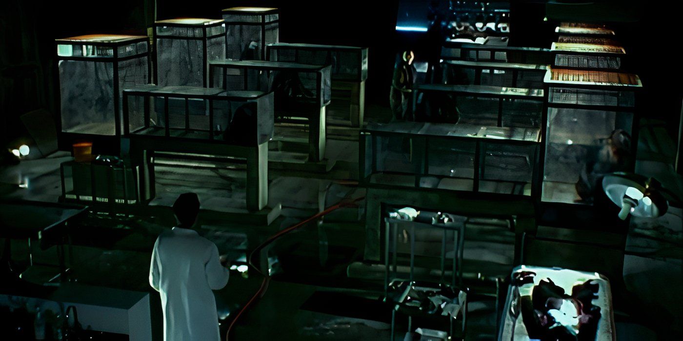 The primate research facility in 28 Days Later