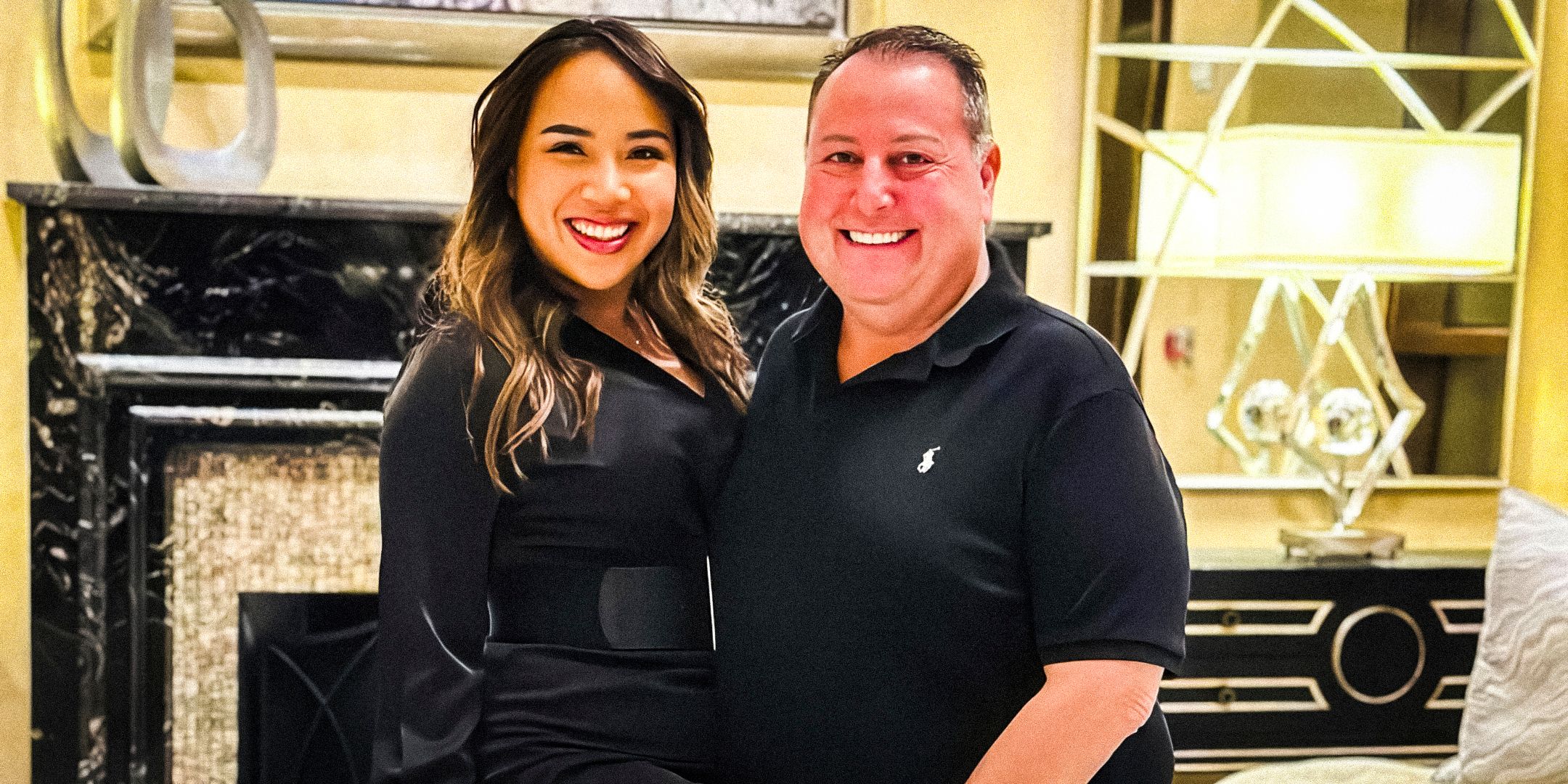90 Day Fiancé’s Annie Suwan and David Toborowsky smile next to each other