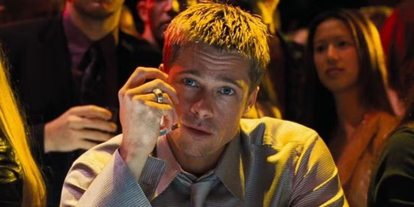 Brad Pitt in Ocean's Eleven