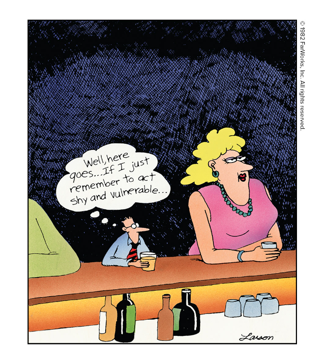Um homem tímido se preparando para pedir uma mulher em um encontro, em um bar.