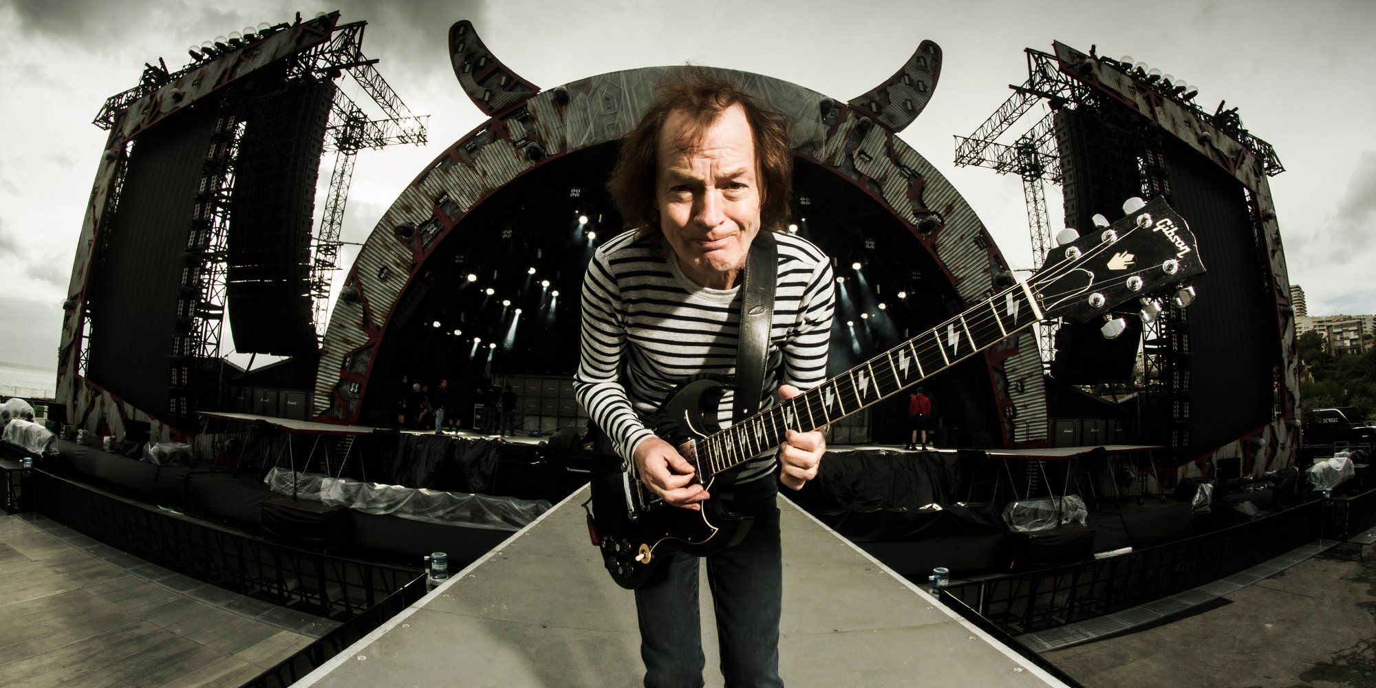 AC/DC guitarist Angus Young