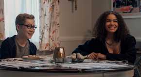 Austin and Ginny smiling in Ginny & Georgia season 3