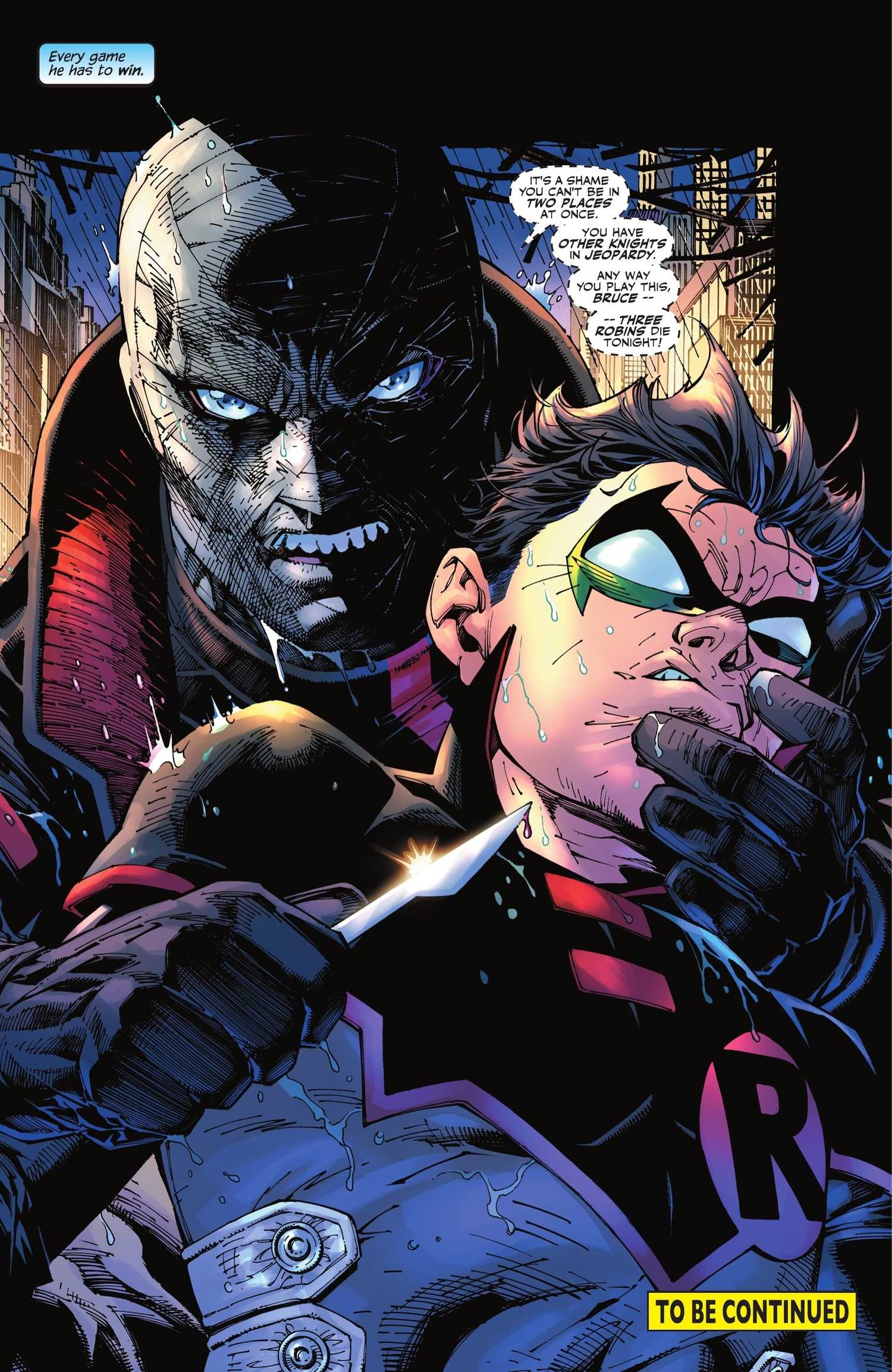 Pagina finale di Batman #160 - Hush