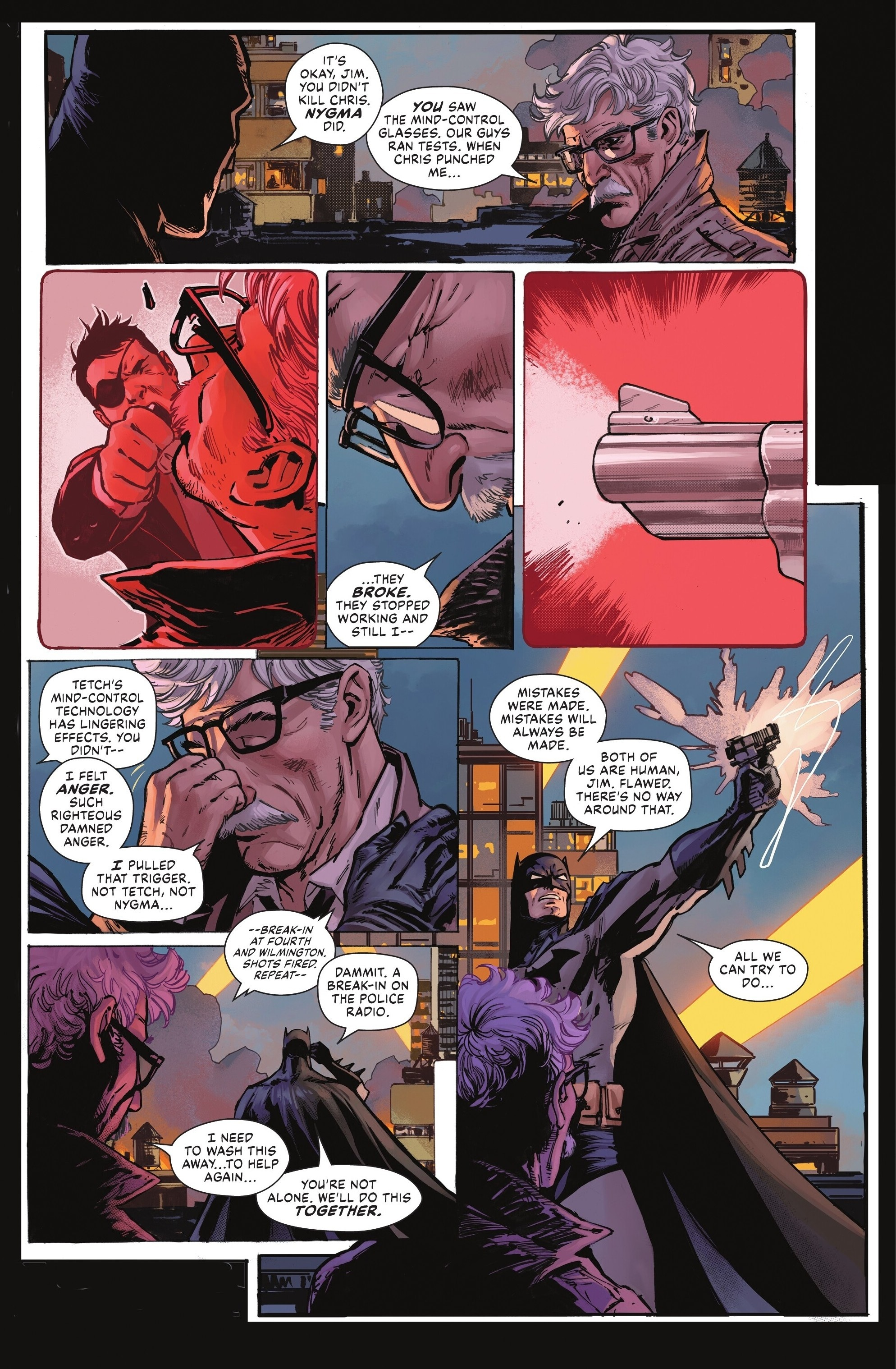Batman Jim Gordon killed a man