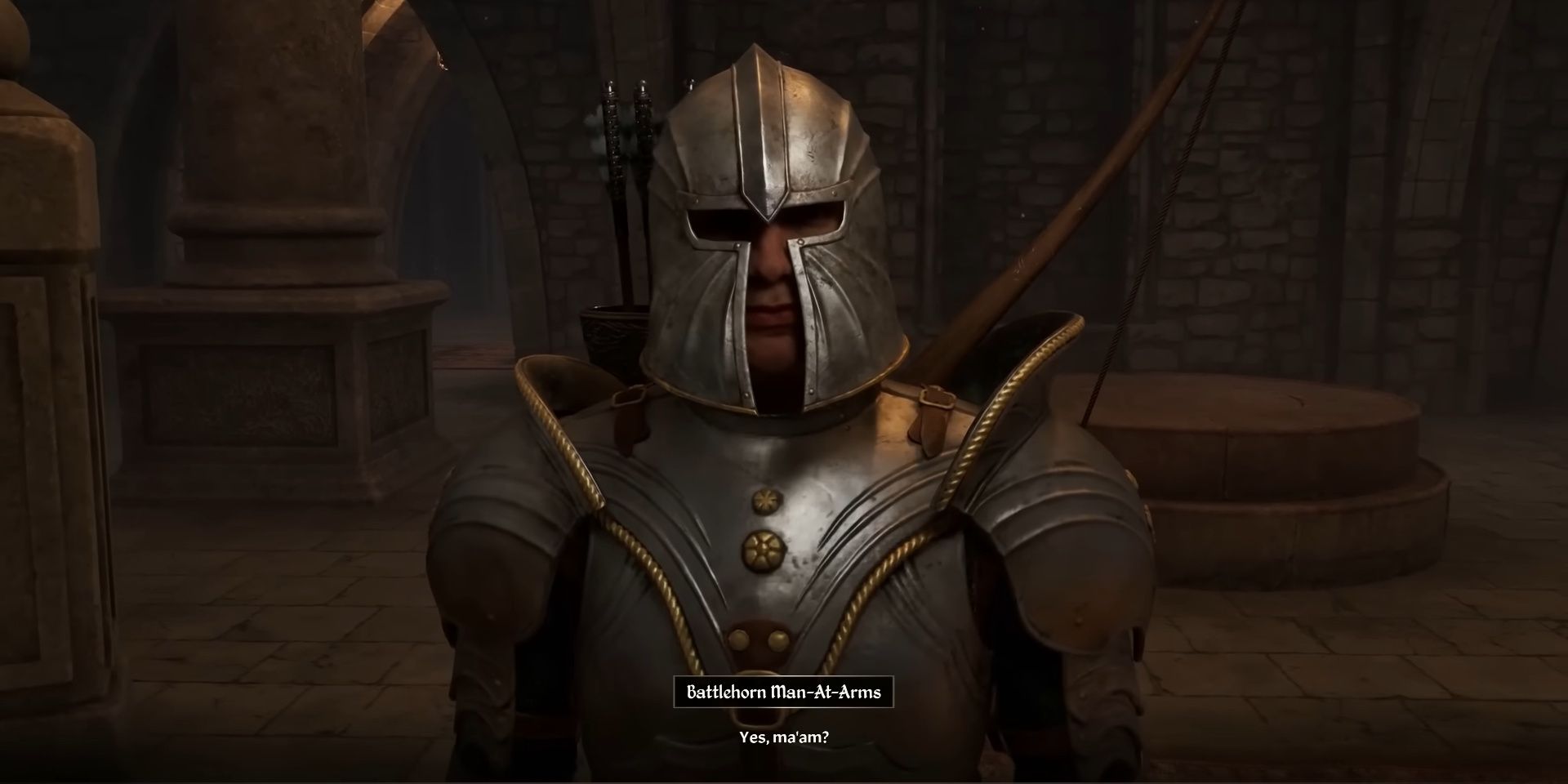 Battlehorn Man-At-Arms in Oblivion Remastered