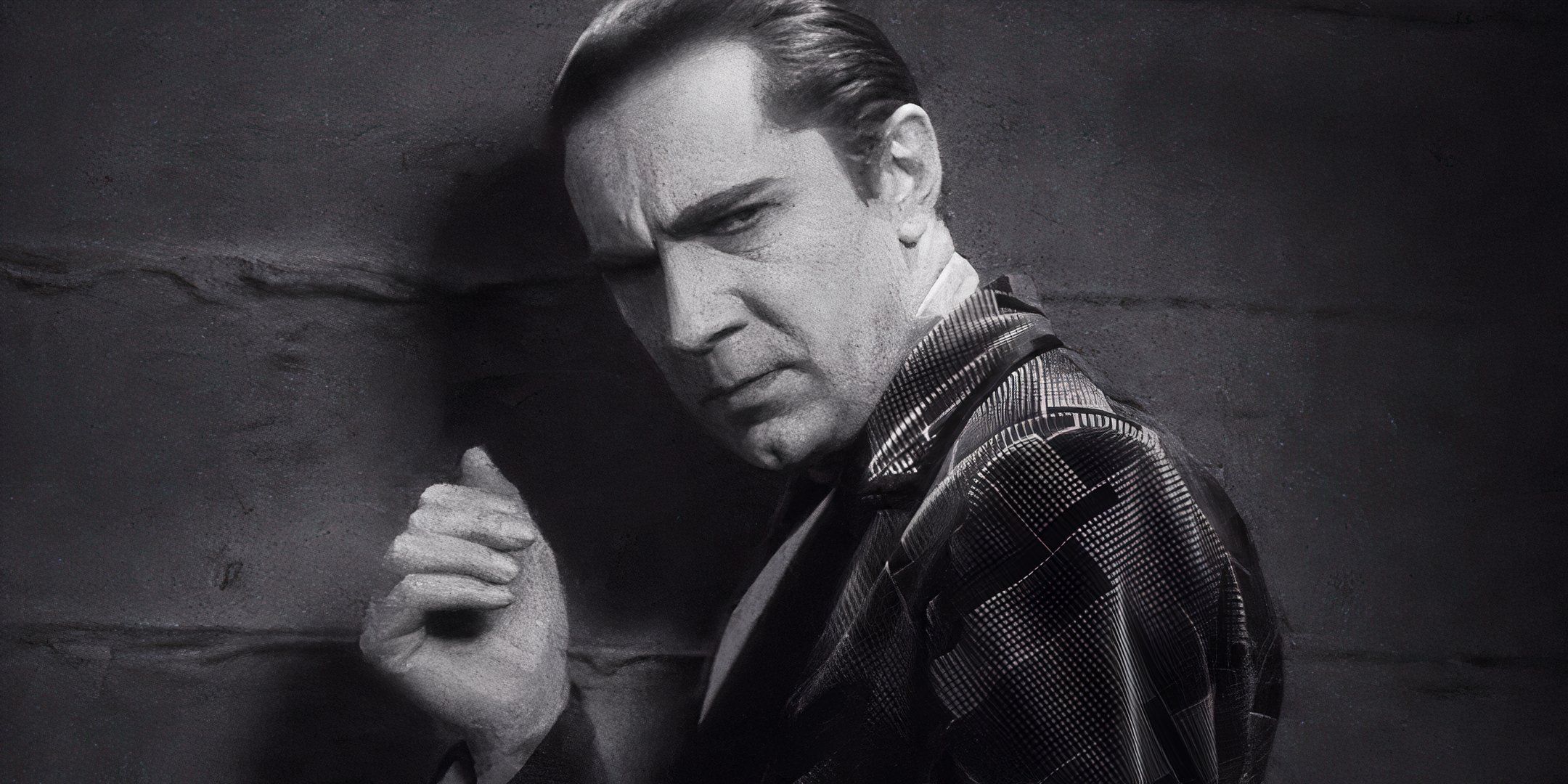Béla Lugosi as Dr. Vitus Werdegast looking ominoius in The Black Cat.