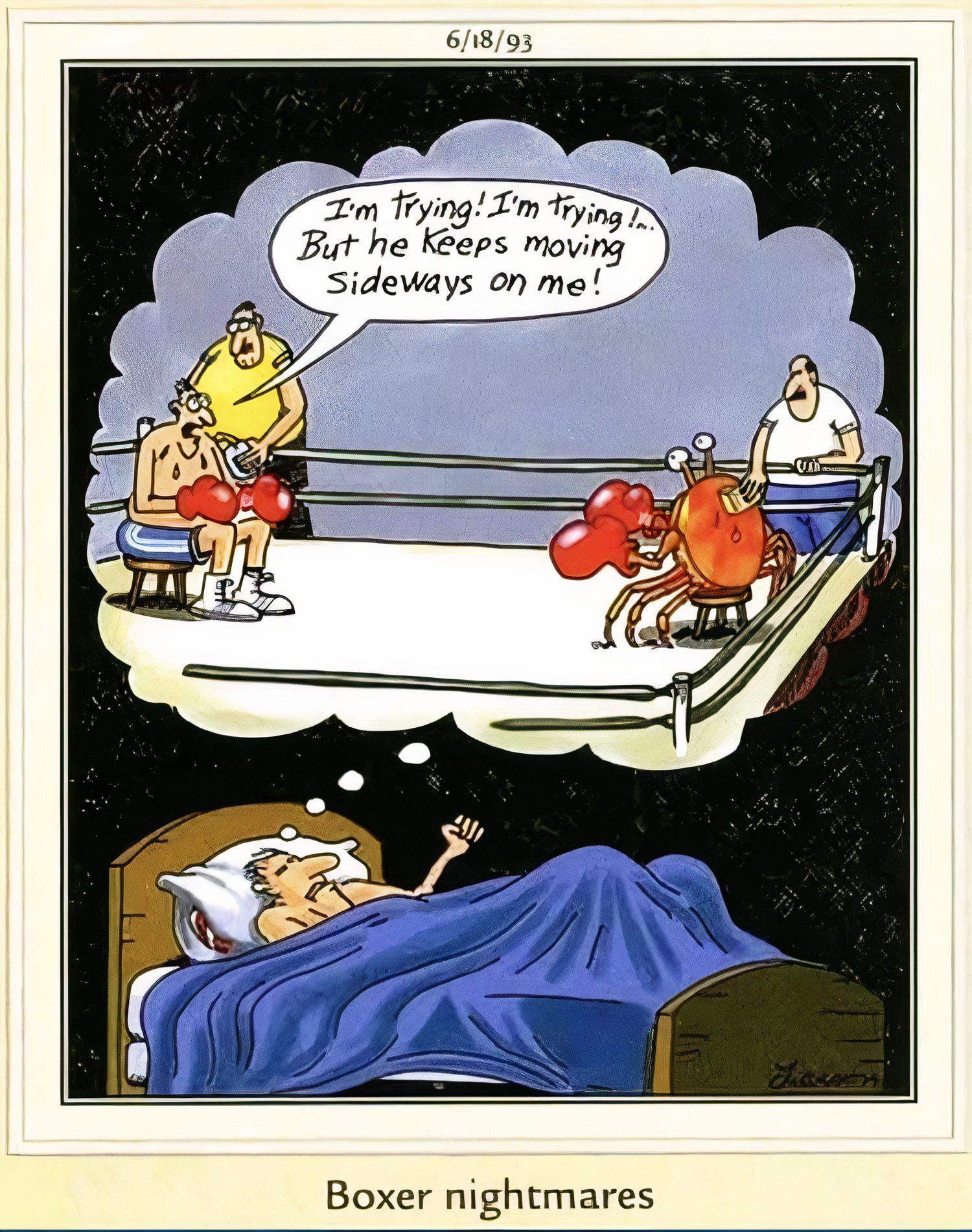 Boxing Nightmare Far Side