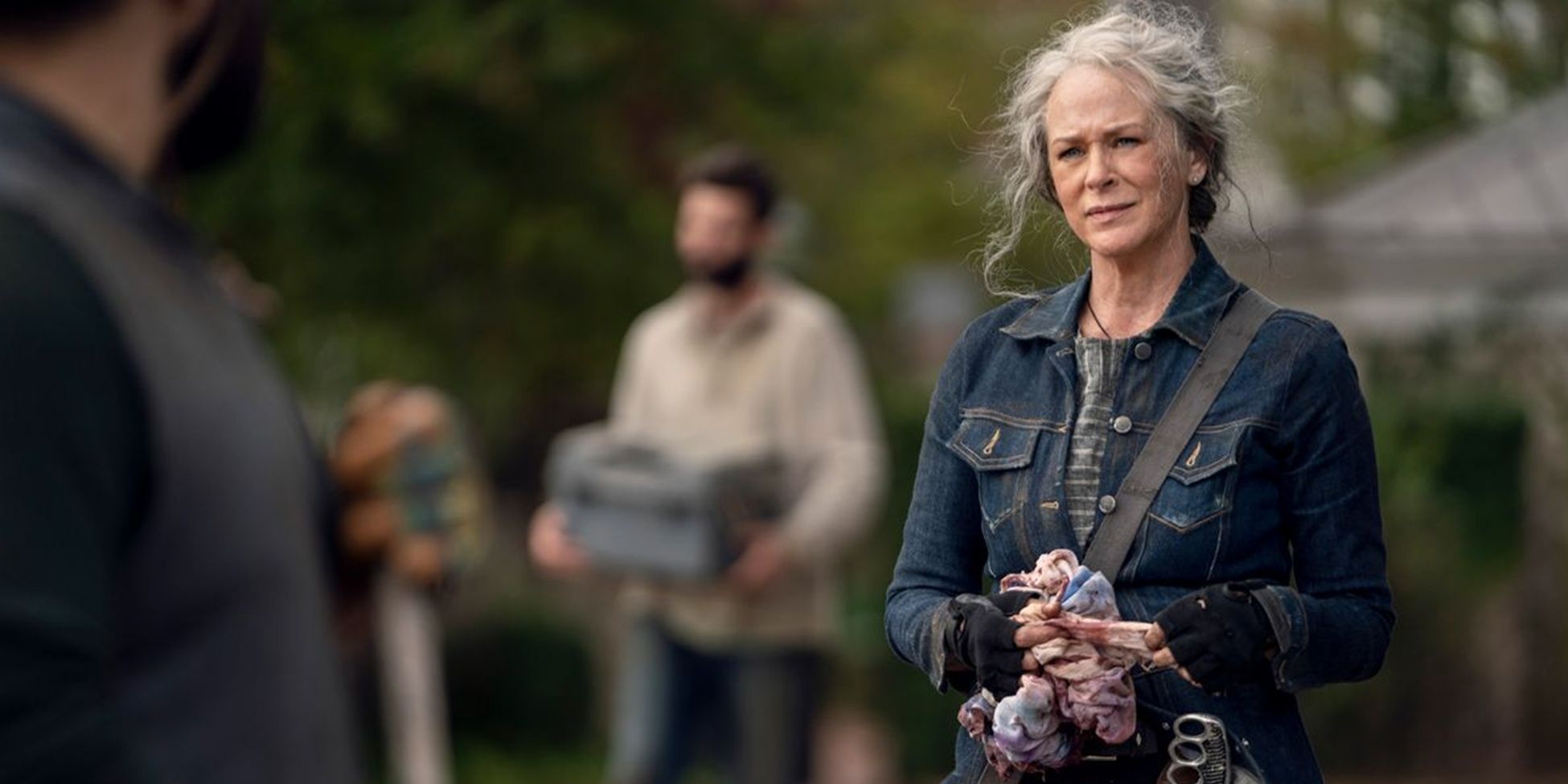 Carol talking to Jerry in The Walking Dead